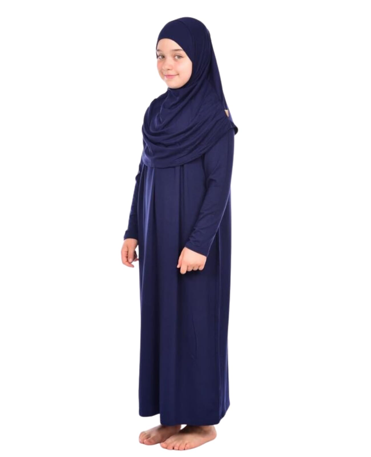Prien Gebetskleidung Für Kinder, Mädchen Muslim Kleider, Lange Ärmel Abaya Mit Hijab, Islam Kleidung Frauen, Damen Muslimische Kleid Set, Gebetskleid Jilbab Khimar Ramadan
