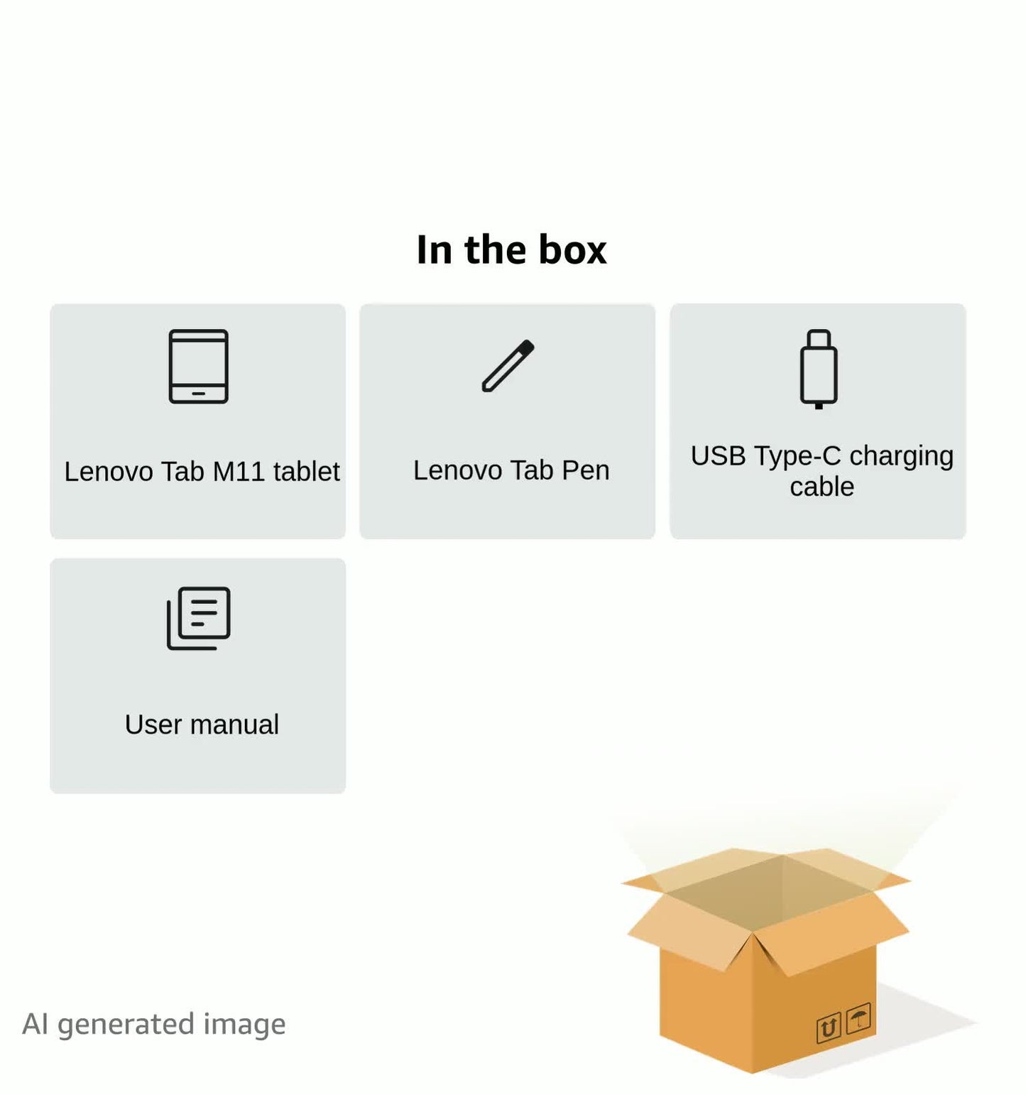 Lenovo Tab M11 Tablet | 11 Inch WUXGA Touch Display | MediaTek Helio G88 | 4GB RAM | 128GB eMMC 5.1 | Android 14 | Green | Includes Lenovo Tab Pen