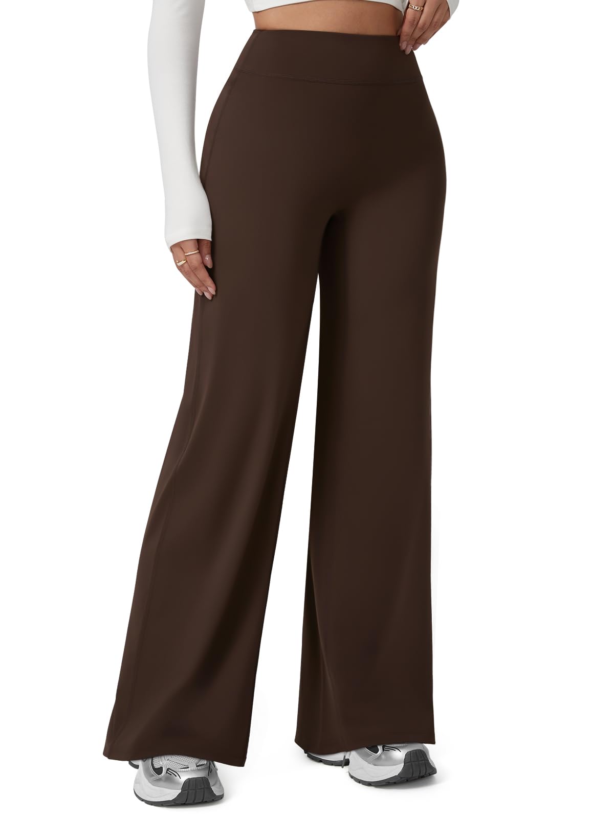 Sporthose Damen Lang Nahtlose Yogahose Damen Lang Stretch Gym Hose Hohe Taille Yoga Kleidung für Yoga Workout Fitness