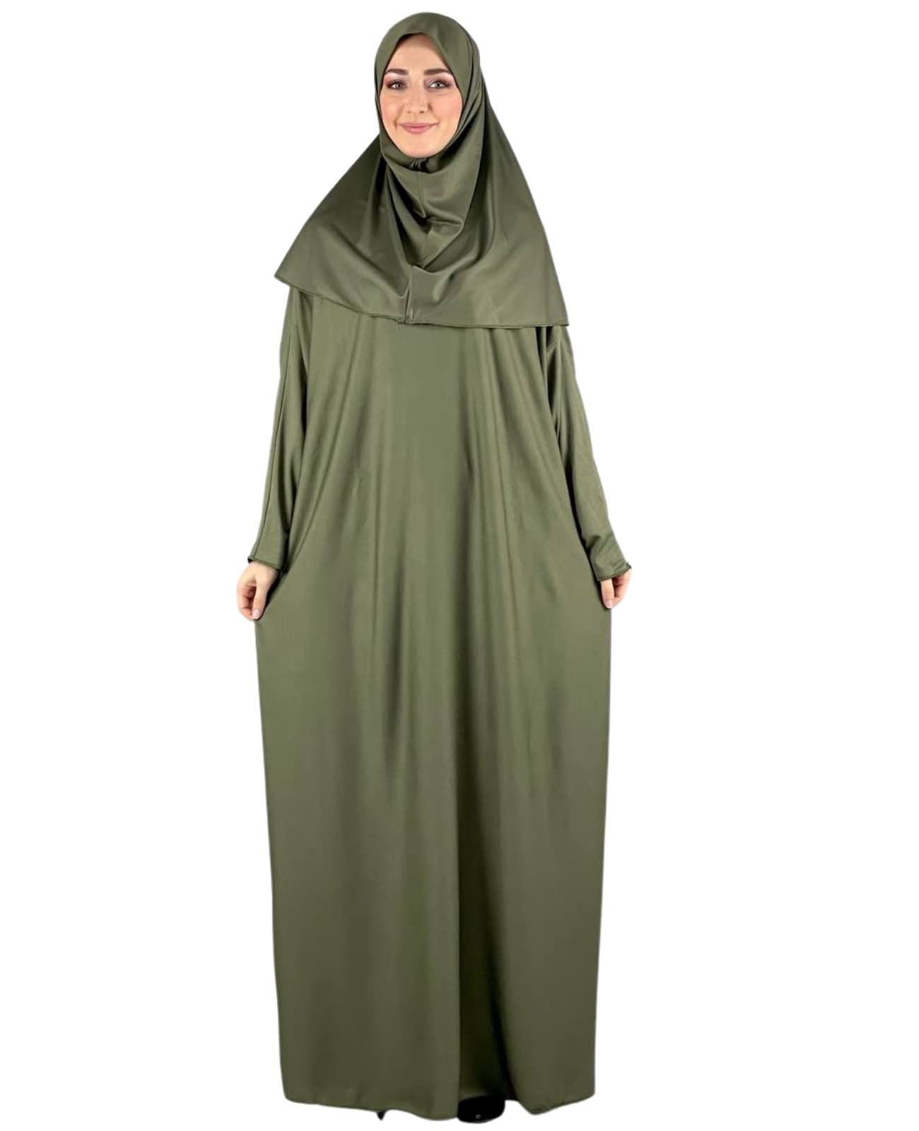 Modish Group Damen Gebetskleidung Mit Hijab Rosenkranz, Muslim Kleidung Für Frauen, Türkisch Muslimische Lang Kleider Set, Abaya Jilbab, Islamische Burka, Ramadan