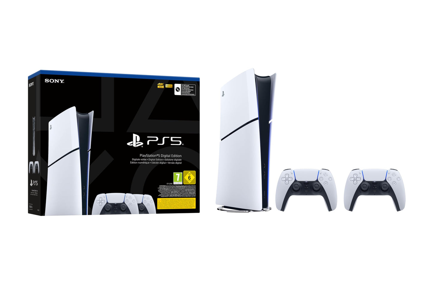 Playstation®5 Digital Edition – 825 GB inkl. 3 Monats-Abonnement PS®Plus gratis nach Aktivierung*