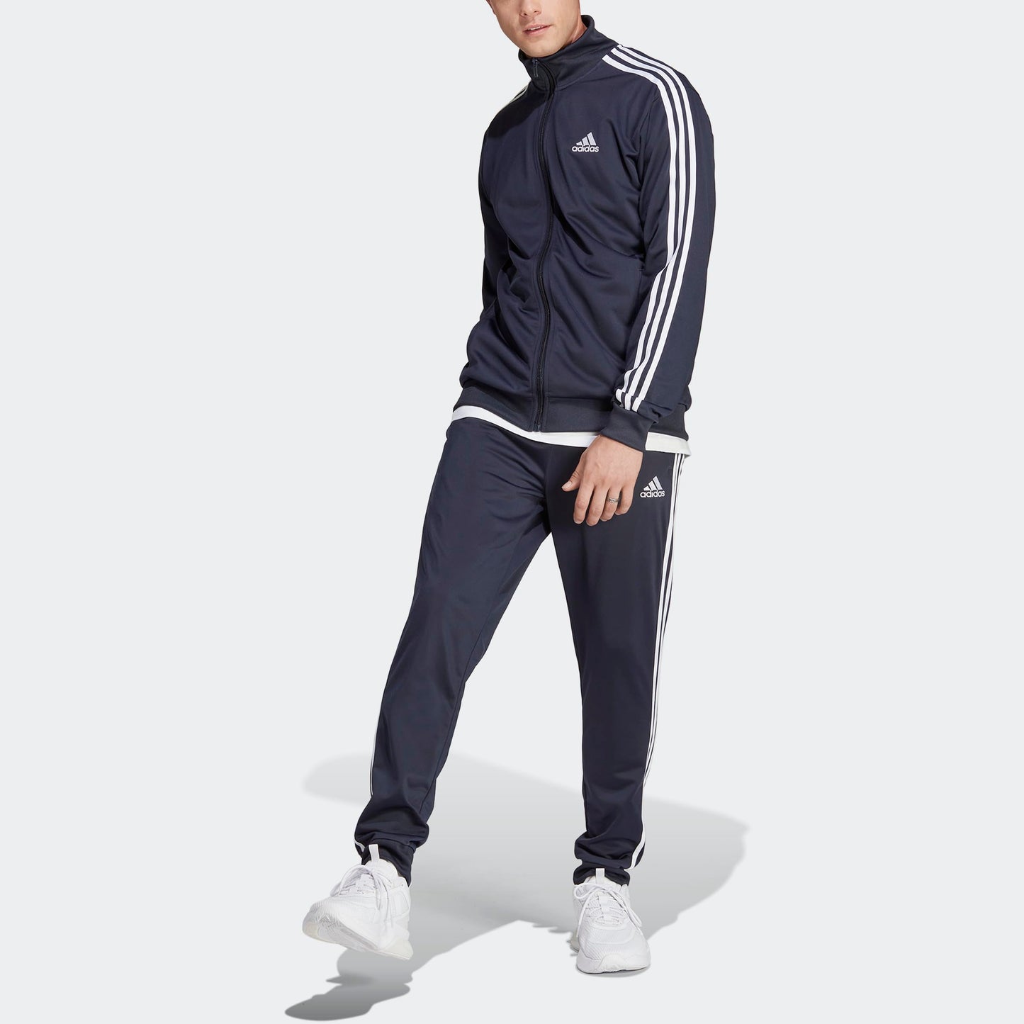 adidas Herren Sportswear Basic 3-stripes Tricot Trainingsanzug