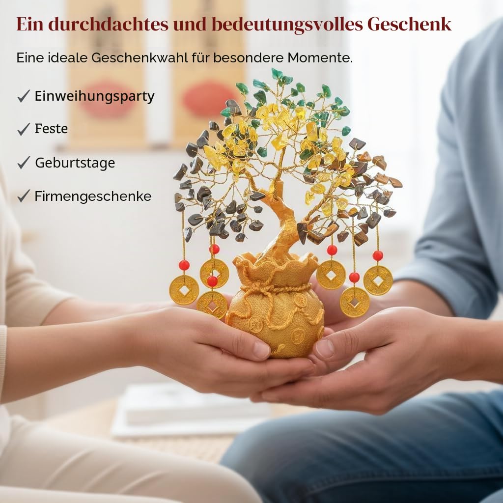 Crocon Der Originale Lebensbaum 7 Chakra Kristall Baum Geschenke für Frauen
