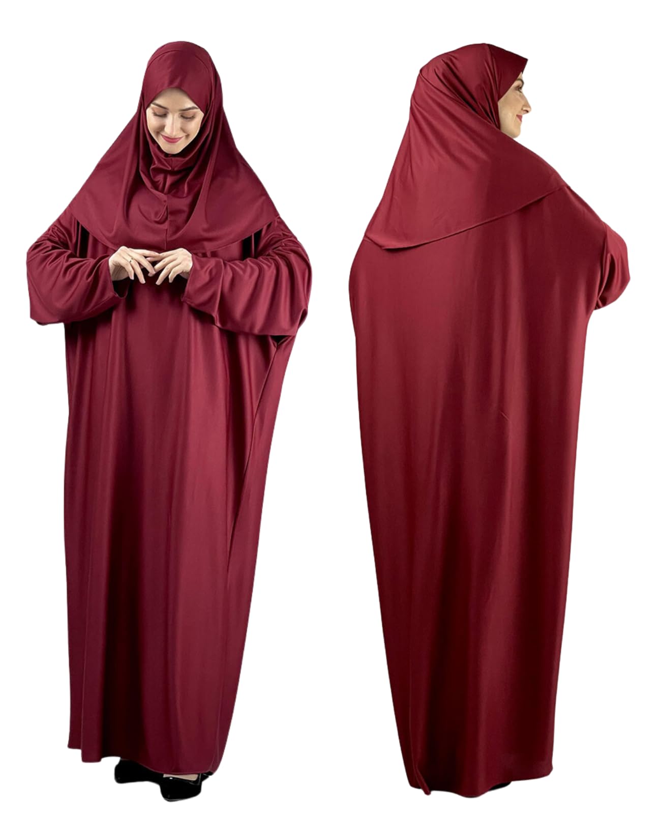 Modish Group Damen Gebetskleidung Mit Hijab Rosenkranz, Muslim Kleidung Für Frauen, Türkisch Muslimische Lang Kleider Set, Abaya Jilbab, Islamische Burka, Ramadan