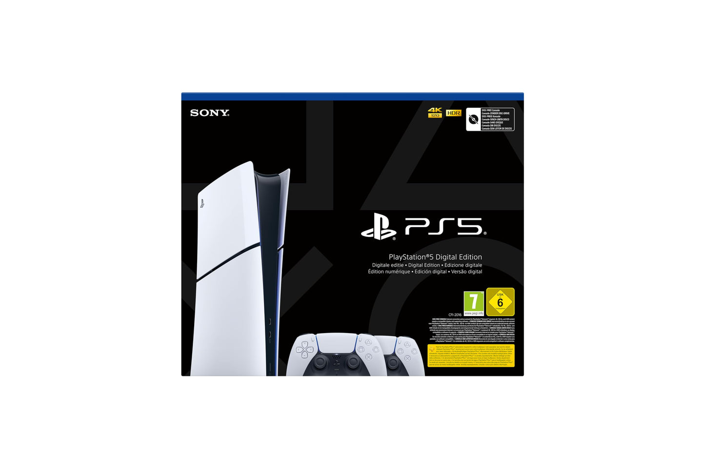 Playstation®5 Digital Edition – 825 GB inkl. 3 Monats-Abonnement PS®Plus gratis nach Aktivierung*