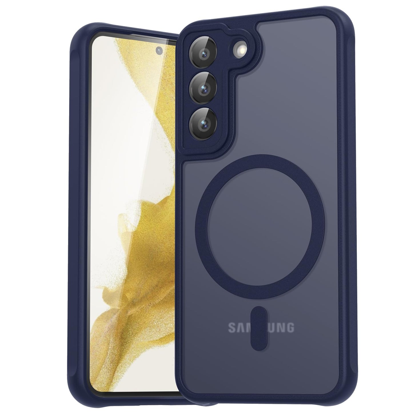 für Samsung Galaxy S25 Ultra Hülle für Magsafe, Magnetisch Handyhülle für S25 Ultra Hülle, Kameraschutz Stoßfeste Kratzfeste Durchscheinende Schutzhülle für Samsung S25 Ultra Case, Schwarz