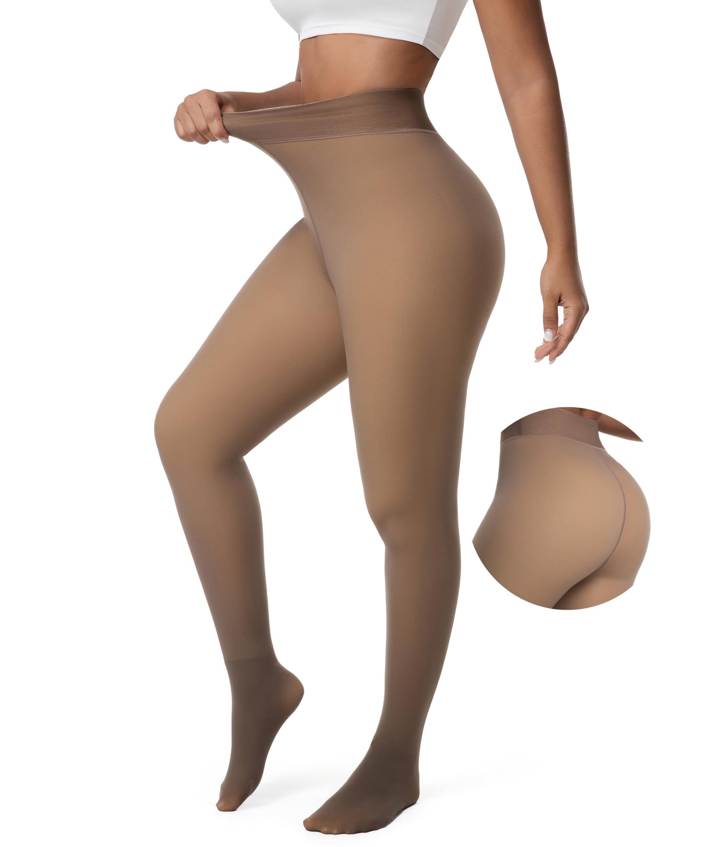 DIKER Thermo Strumpfhose Damen, Thermostrumpfhose Damen Winter