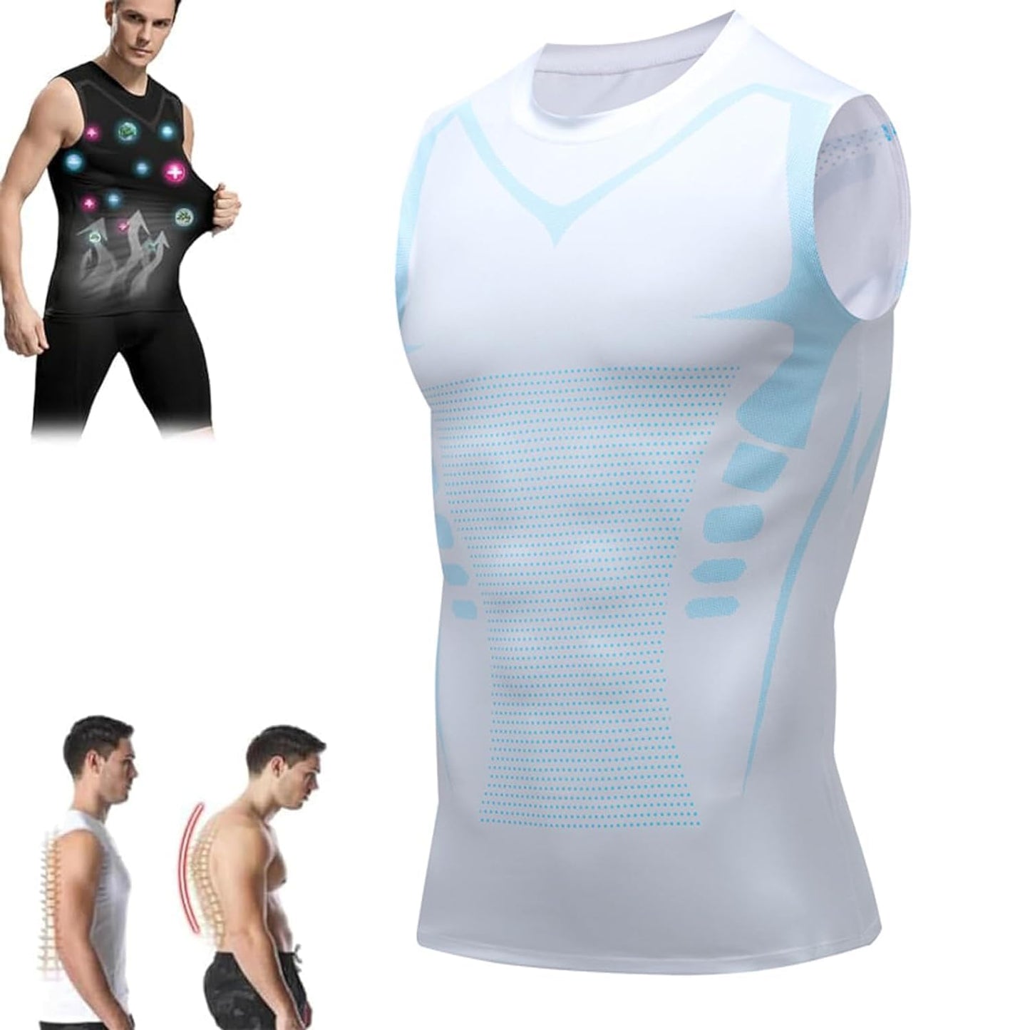 max muskel shirt,Aktivheld Body Shaper,aktivheld - Fit Weste, Vitalweste Duneva, Abnehmen Weste Herren,Duneva Abnehmweste,Vital Vest Abnehmweste,Vitalvest, Körperformendes Unterhemd Herren,abnehmweste