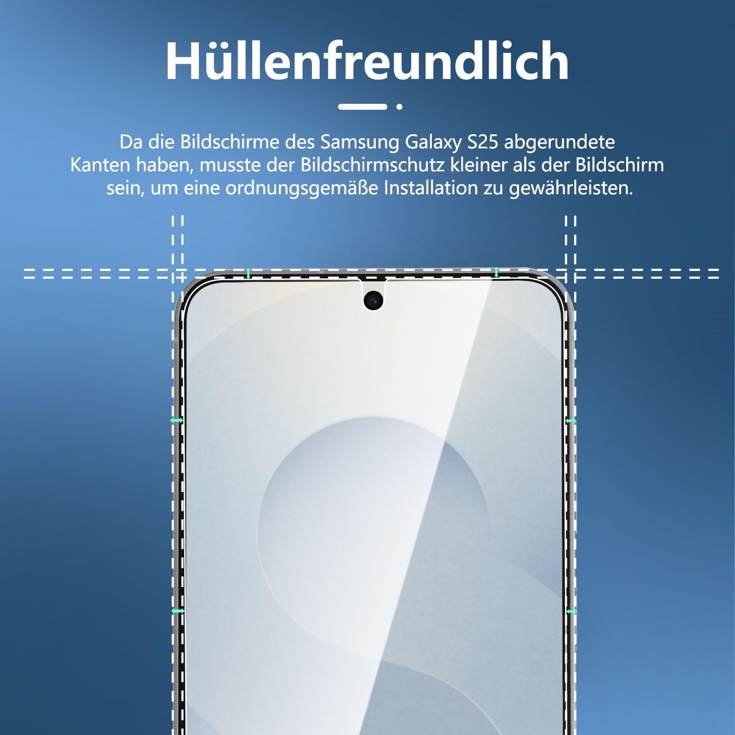 NEW'C Pack of 3 for Samsung Galaxy S25 Ultra Tempered Glass, Scratch Free, 9H Hardness, HD Screen Protector, Ultra Clear, Ultra Resistant