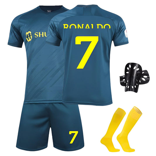 Sternstunde Trikot Sets Kinder, Hause/Auswärts Fußballtrikot für Kinder,Herren Jungen Fussball Jersey Football Trikots, Sportshirt Junge Football Training Tshirts Shorts und Socken Anzug