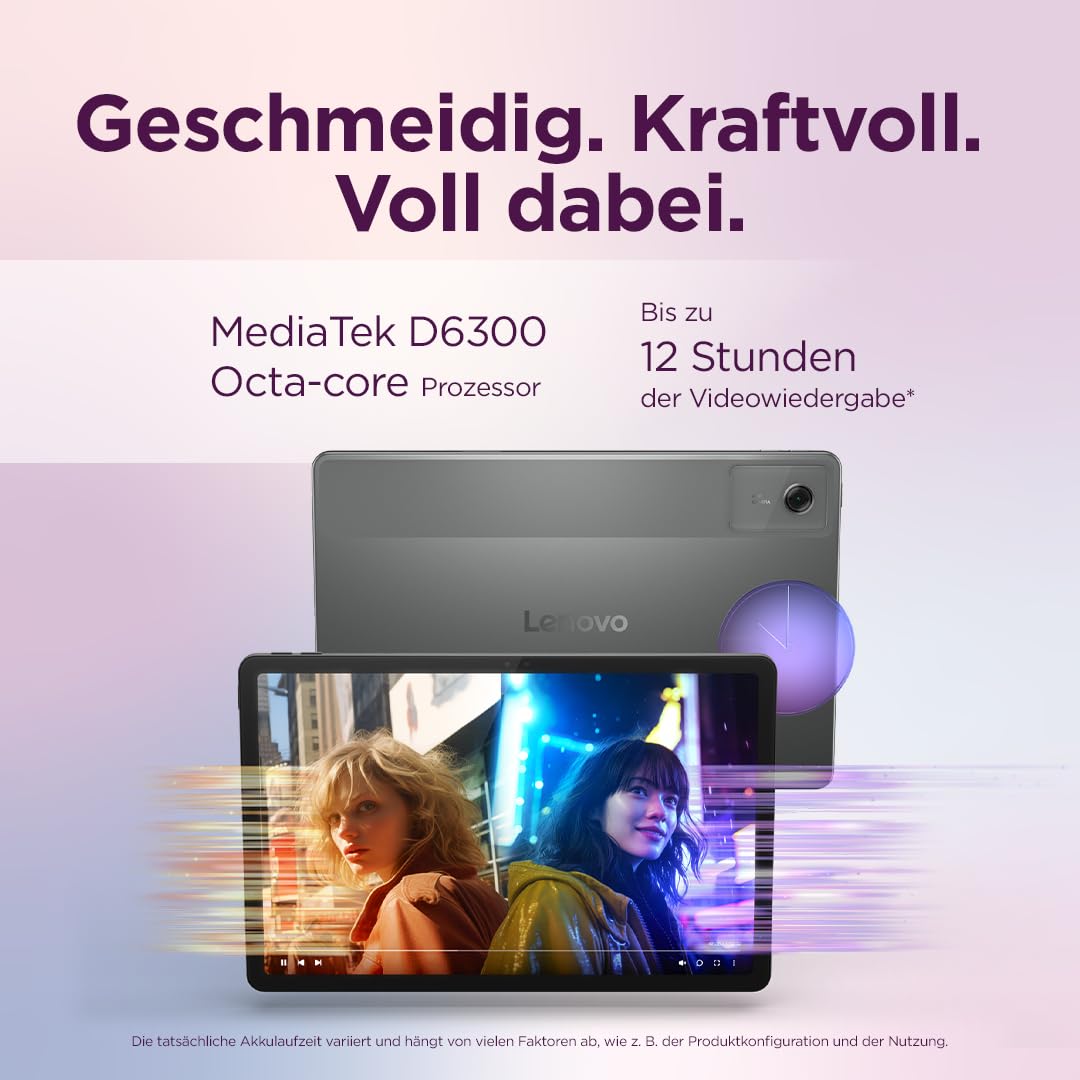 Lenovo Tab M11 Tablet | 11 Inch WUXGA Touch Display | MediaTek Helio G88 | 4GB RAM | 128GB eMMC 5.1 | Android 14 | Green | Includes Lenovo Tab Pen