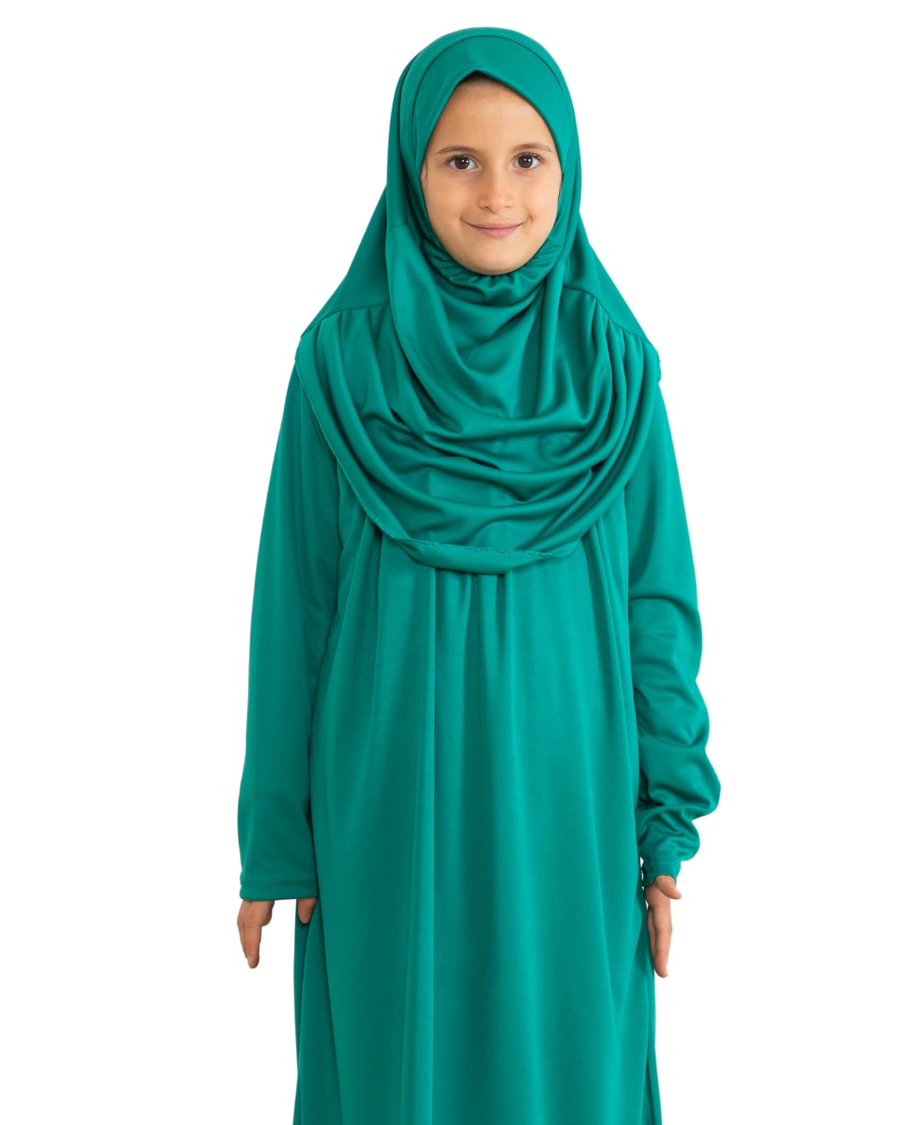Prien Gebetskleidung Für Kinder, Mädchen Muslim Kleider, Lange Ärmel Abaya Mit Hijab, Islam Kleidung Frauen, Damen Muslimische Kleid Set, Gebetskleid Jilbab Khimar Ramadan
