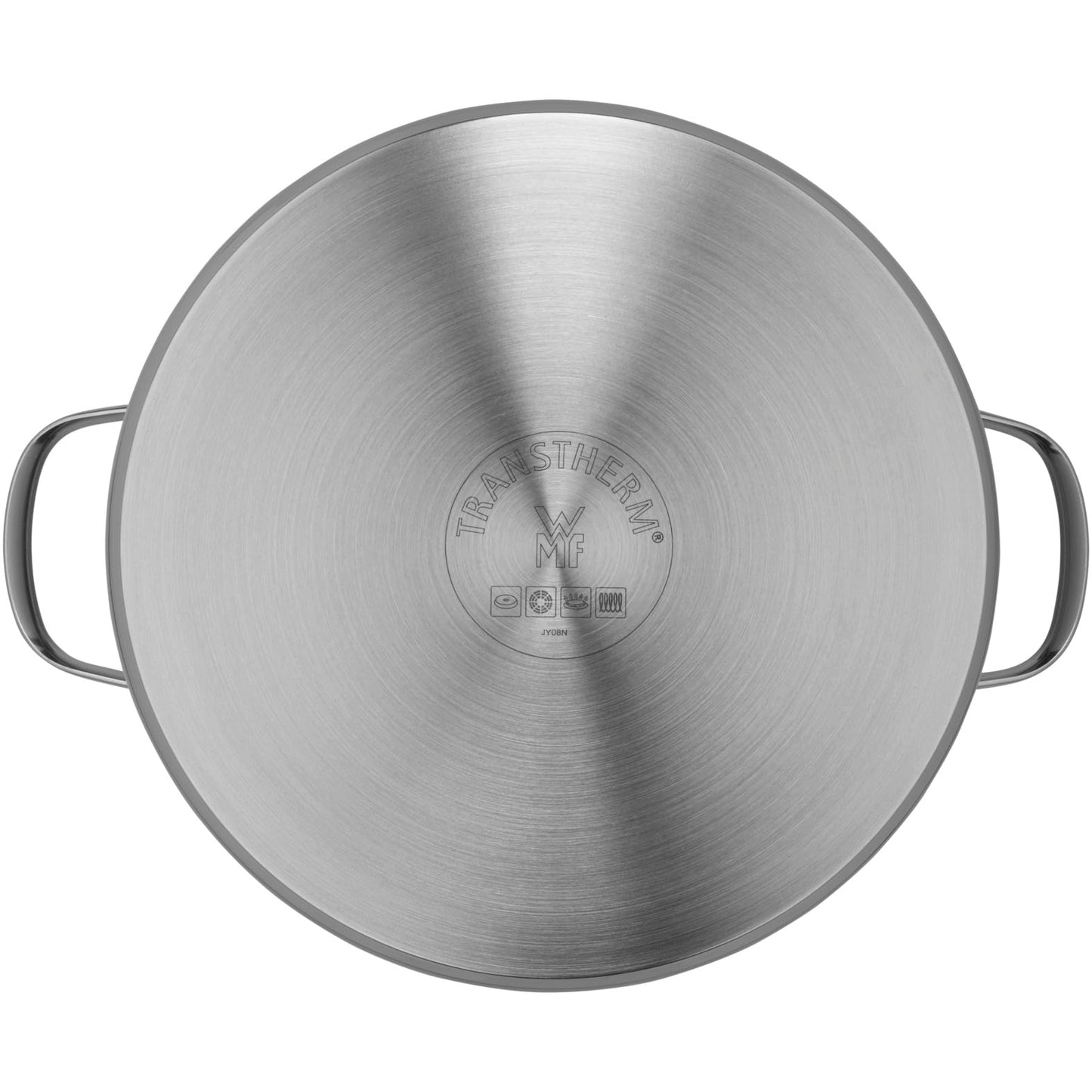 WMF Provence Plus 5-Piece Induction Saucepan Set, Uncoated Cooking Pot Set with Glass Lid, Suitable for All Types of Cookers, Induction Pots Set, without Scale, Polished Cromargan Stainless Steel