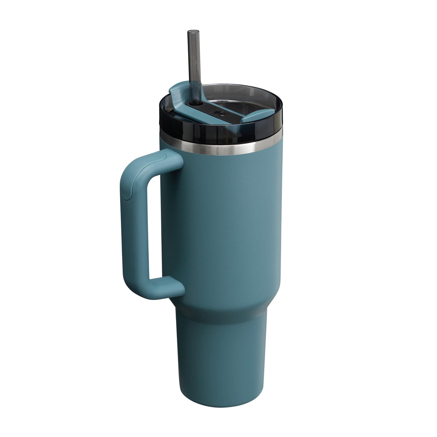 Stanley Quencher H2.0 FlowState Trinkflasche mit Strohhalm 1.18L - Thermobecher Kühlt 11 Stunden - 48 Stunden Eisgekühlt - Spülmaschinenfest - Thermosflasche BPA Frei - Kaffeebecher To Go - Cream