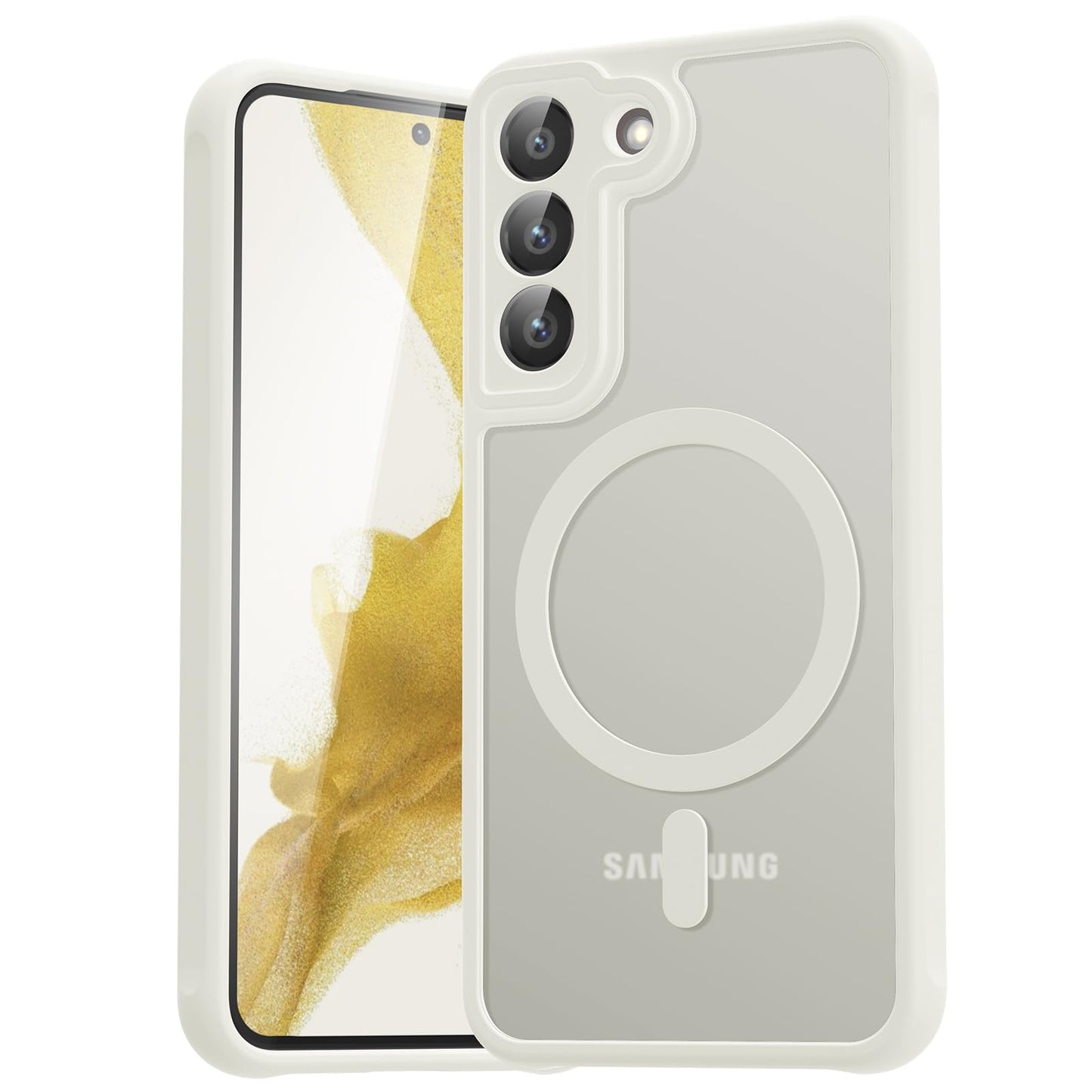 für Samsung Galaxy S25 Ultra Hülle für Magsafe, Magnetisch Handyhülle für S25 Ultra Hülle, Kameraschutz Stoßfeste Kratzfeste Durchscheinende Schutzhülle für Samsung S25 Ultra Case, Schwarz