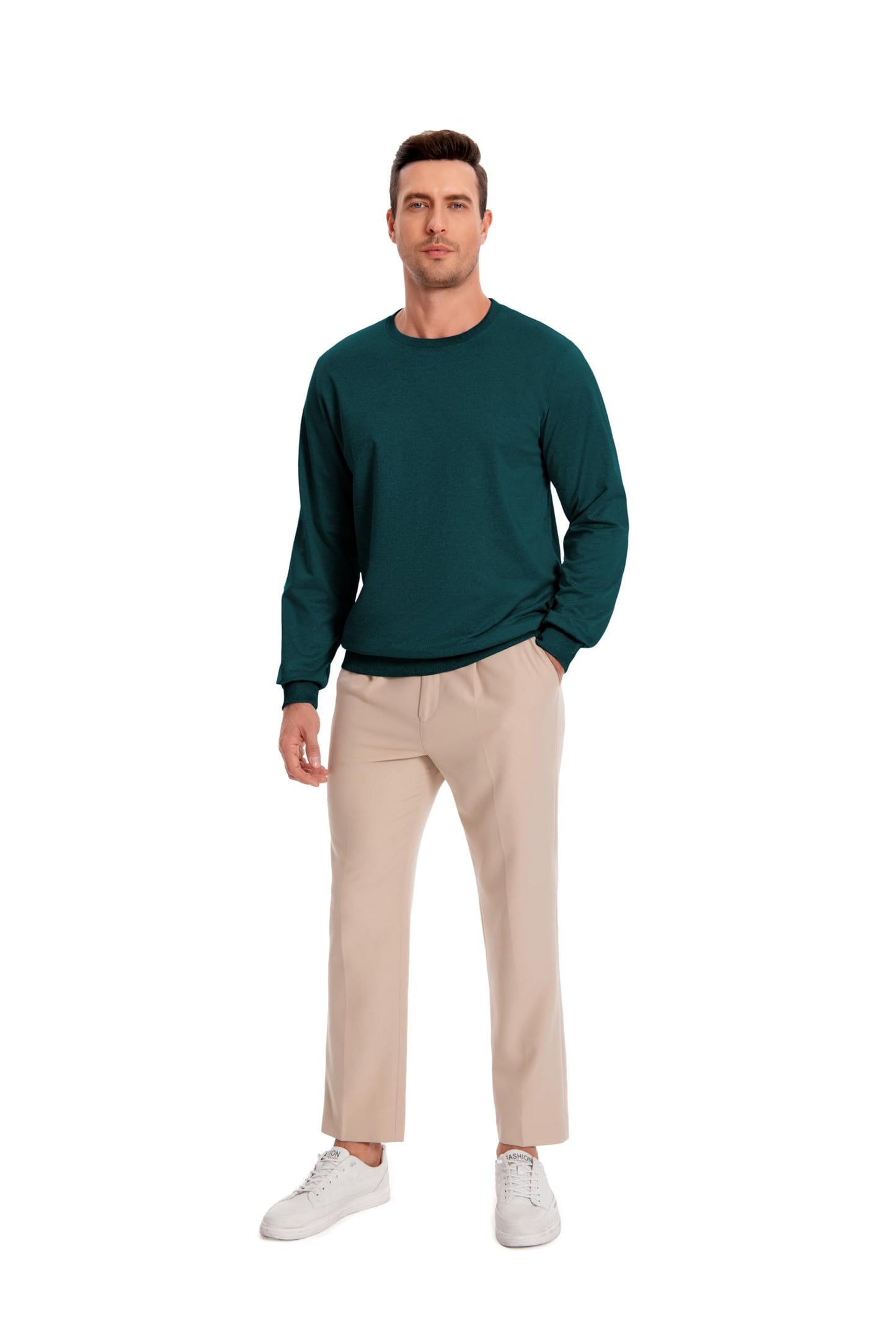 SwissWell Herren Sweatshirts Set Causal Pullover Regular Fit Langarm Shirts