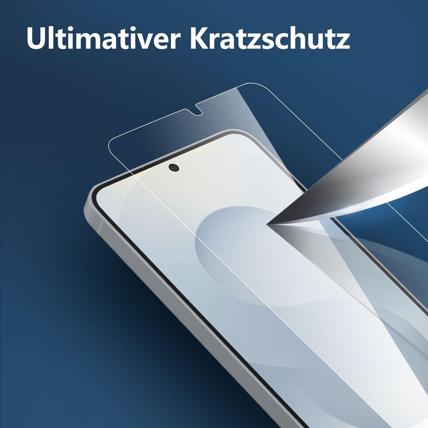 NEW'C Pack of 3 for Samsung Galaxy S25 Ultra Tempered Glass, Scratch Free, 9H Hardness, HD Screen Protector, Ultra Clear, Ultra Resistant