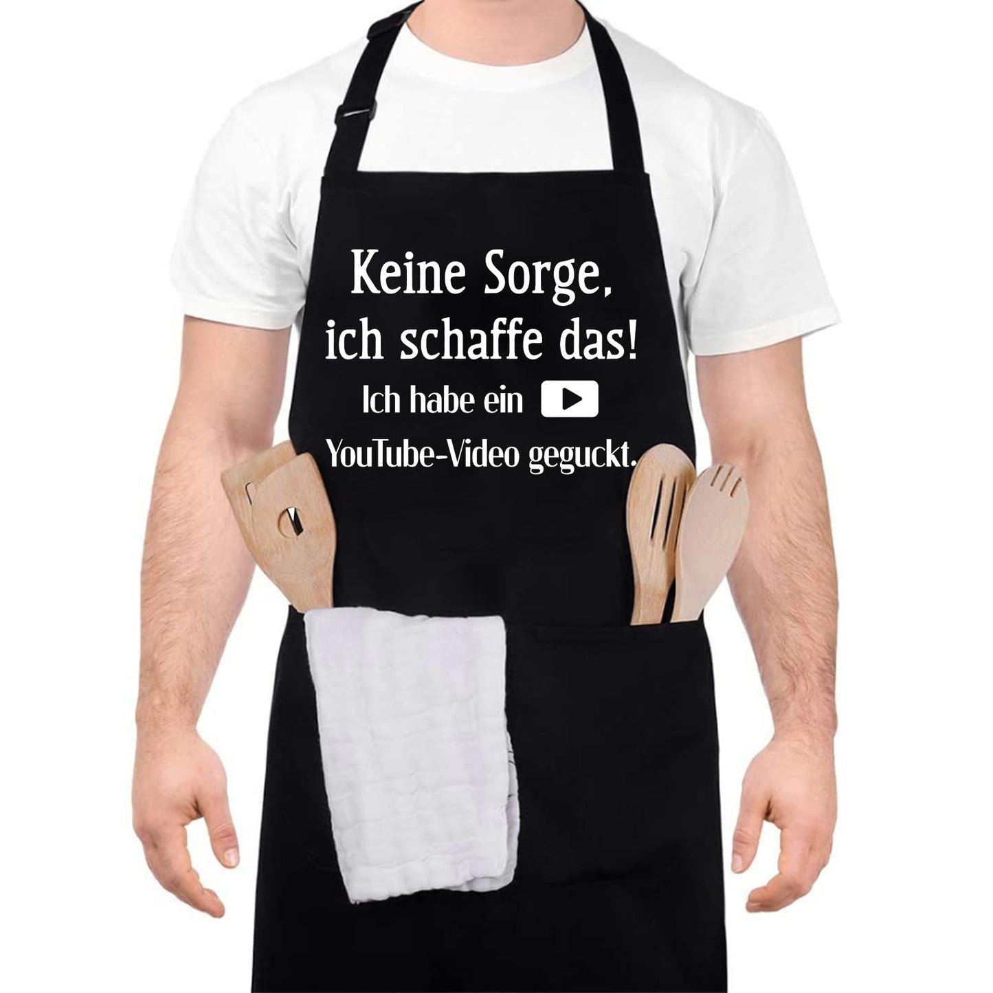 Lustige Kochschürze für Männer,Grillschürze Verstellbare Schürze