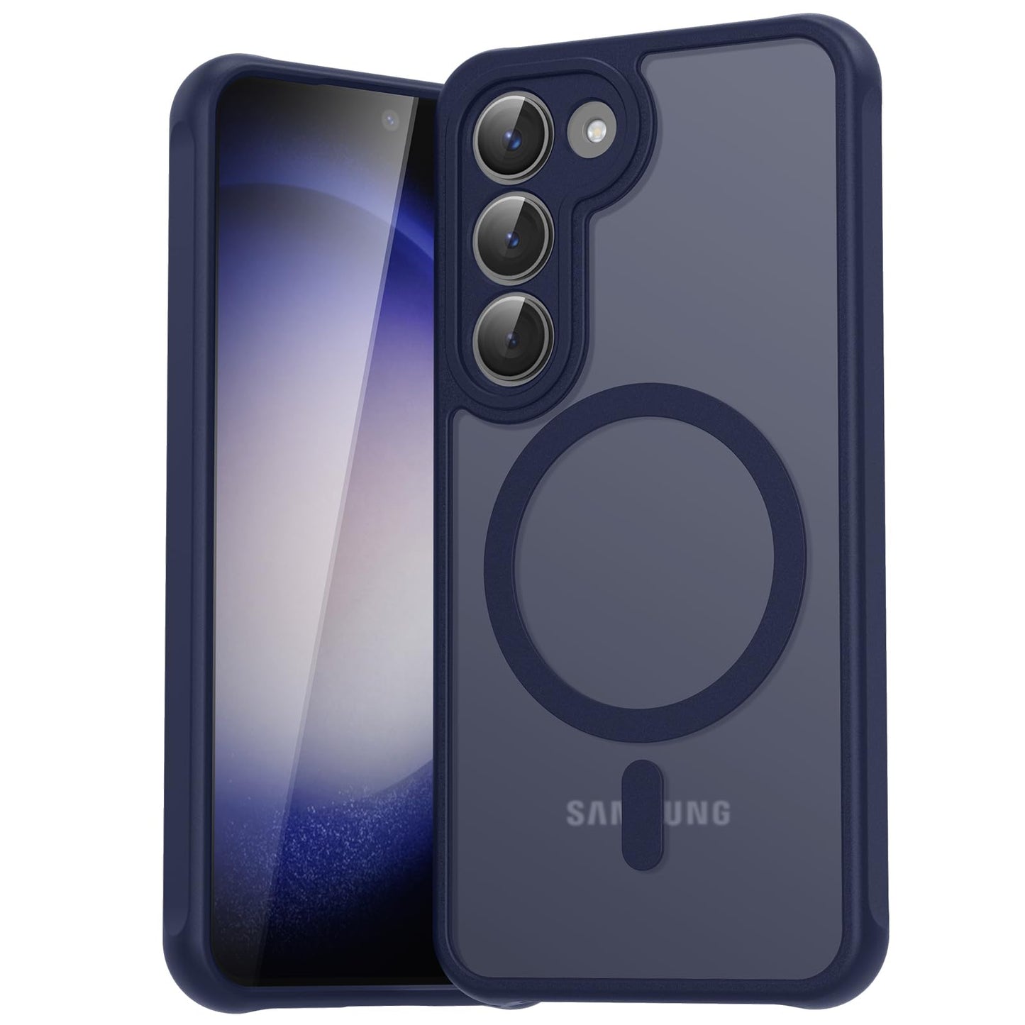 für Samsung Galaxy S25 Ultra Hülle für Magsafe, Magnetisch Handyhülle für S25 Ultra Hülle, Kameraschutz Stoßfeste Kratzfeste Durchscheinende Schutzhülle für Samsung S25 Ultra Case, Schwarz