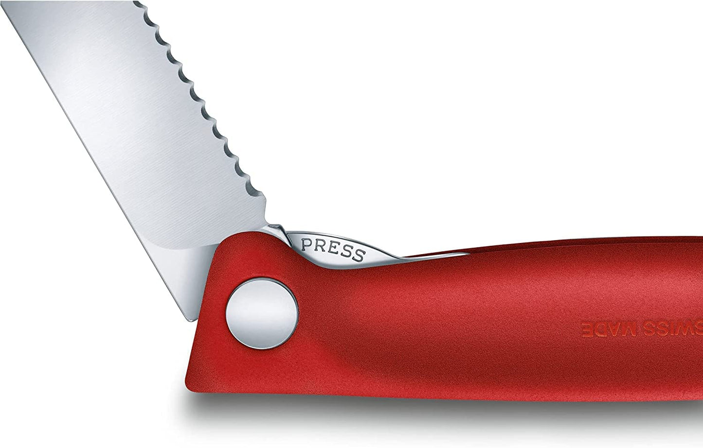 Victorinox Swiss Classic Profi Tomaten- und Tafelmesser, Extra Scharfe Klinge, Wellenschliff, 11 cm, Rostfreier Stahl, gelb