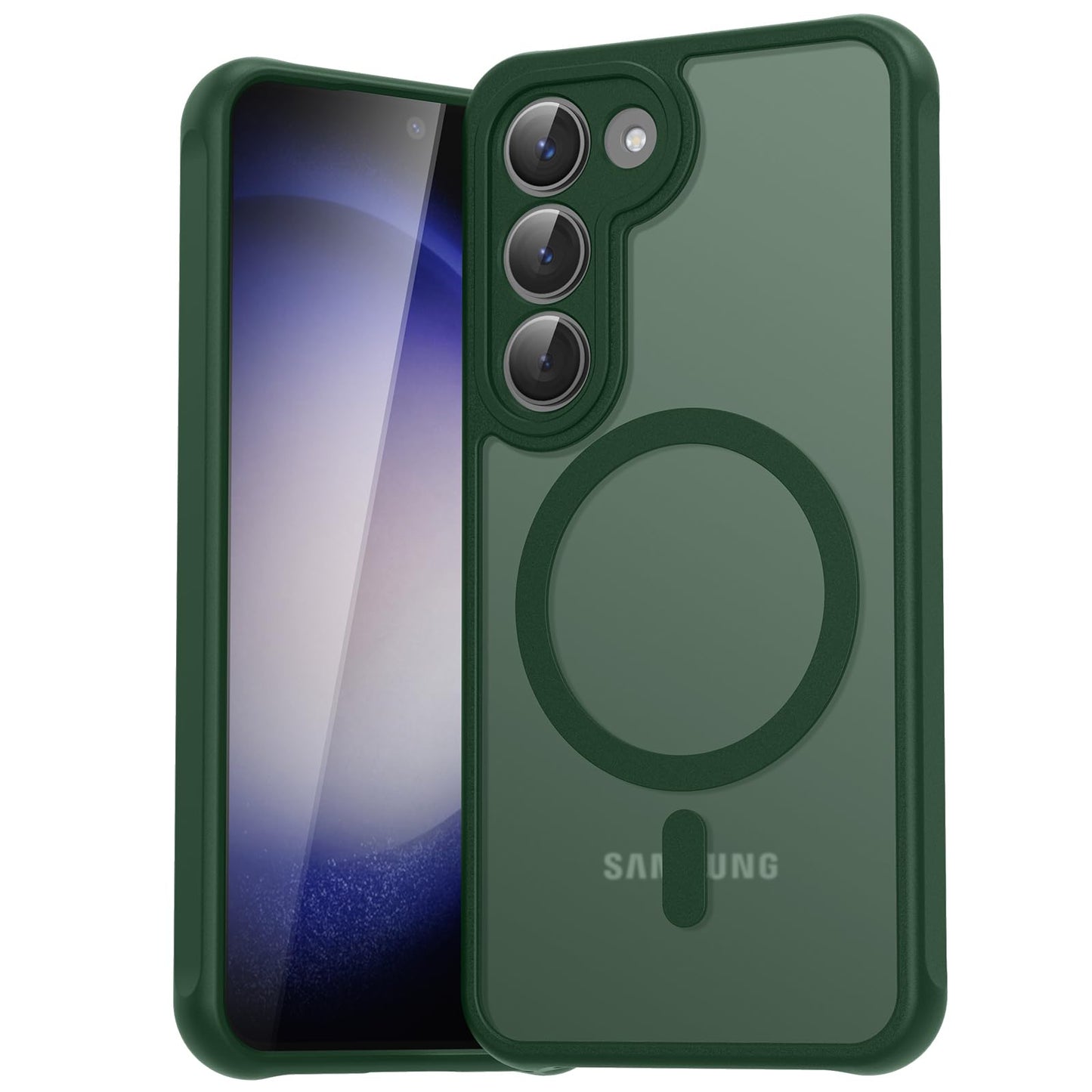 für Samsung Galaxy S25 Ultra Hülle für Magsafe, Magnetisch Handyhülle für S25 Ultra Hülle, Kameraschutz Stoßfeste Kratzfeste Durchscheinende Schutzhülle für Samsung S25 Ultra Case, Schwarz