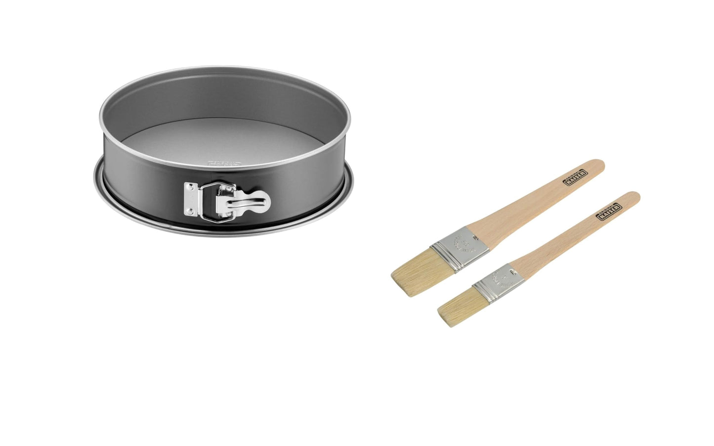 Original Kaiser Inspiration Springform 26 cm rund, Flachboden, runde Backform, Kuchenform antihaftbeschichtet, auslaufsicher