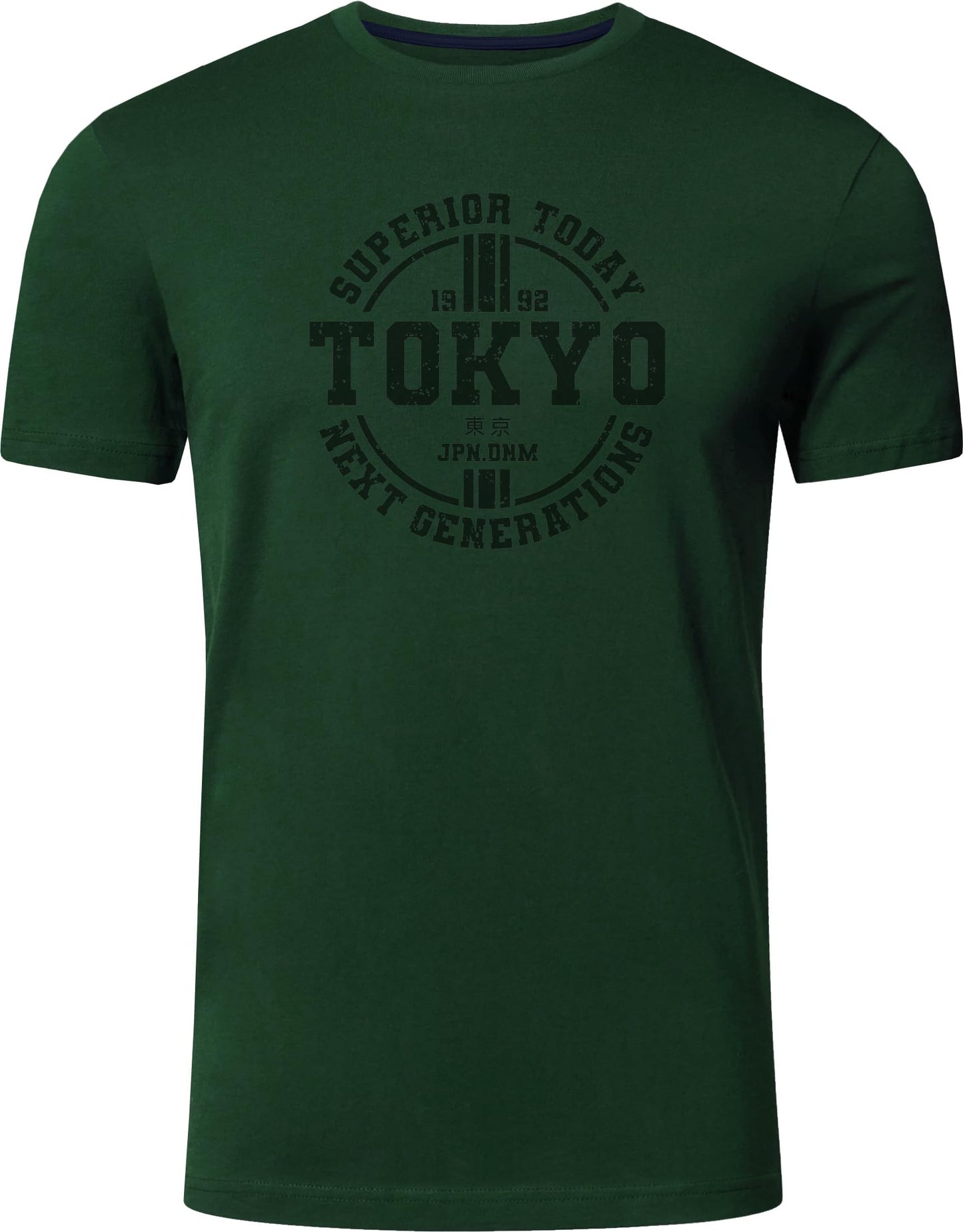 FULL TIME SPORTS Herren Baumwolle T-Shirt 4er Set Pack PRINT-001
