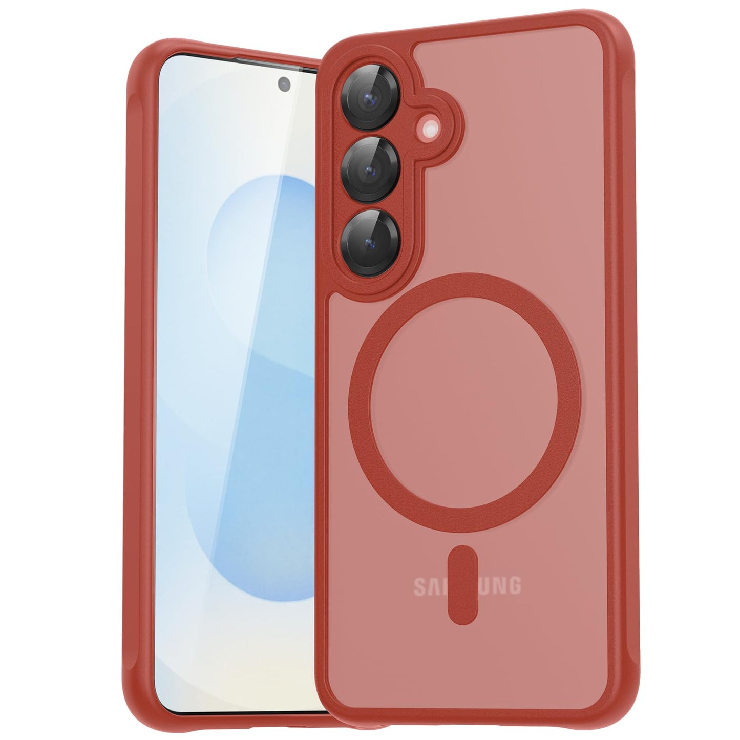 für Samsung Galaxy S25 Ultra Hülle für Magsafe, Magnetisch Handyhülle für S25 Ultra Hülle, Kameraschutz Stoßfeste Kratzfeste Durchscheinende Schutzhülle für Samsung S25 Ultra Case, Schwarz