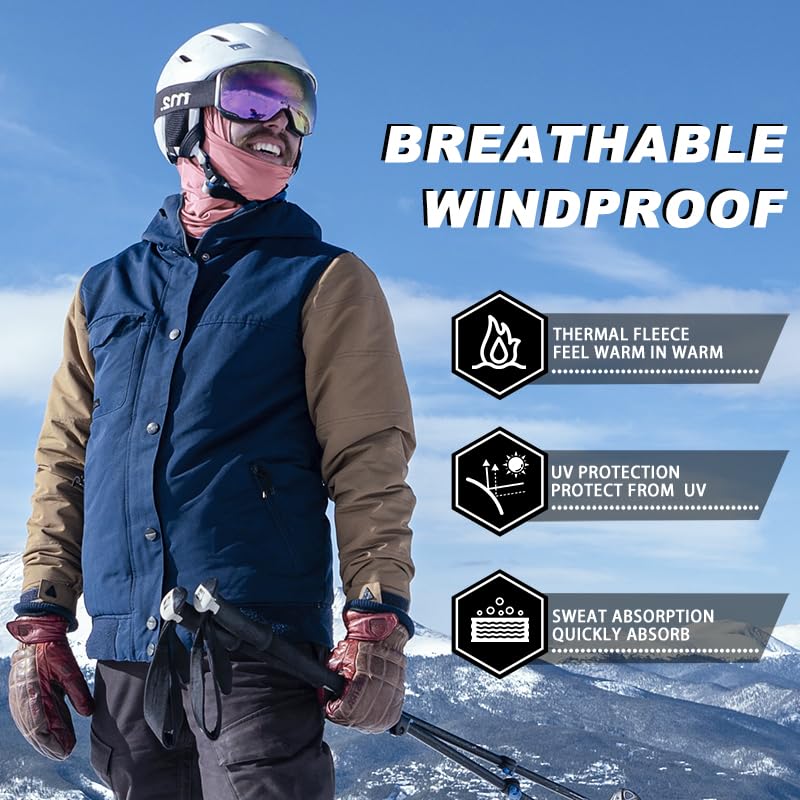 ROCKBROS Sturmhaube Balaclava Skimaske Winddicht Warm für Fahrrad Ski Motorrad Winter Unisex Einheitsgröße