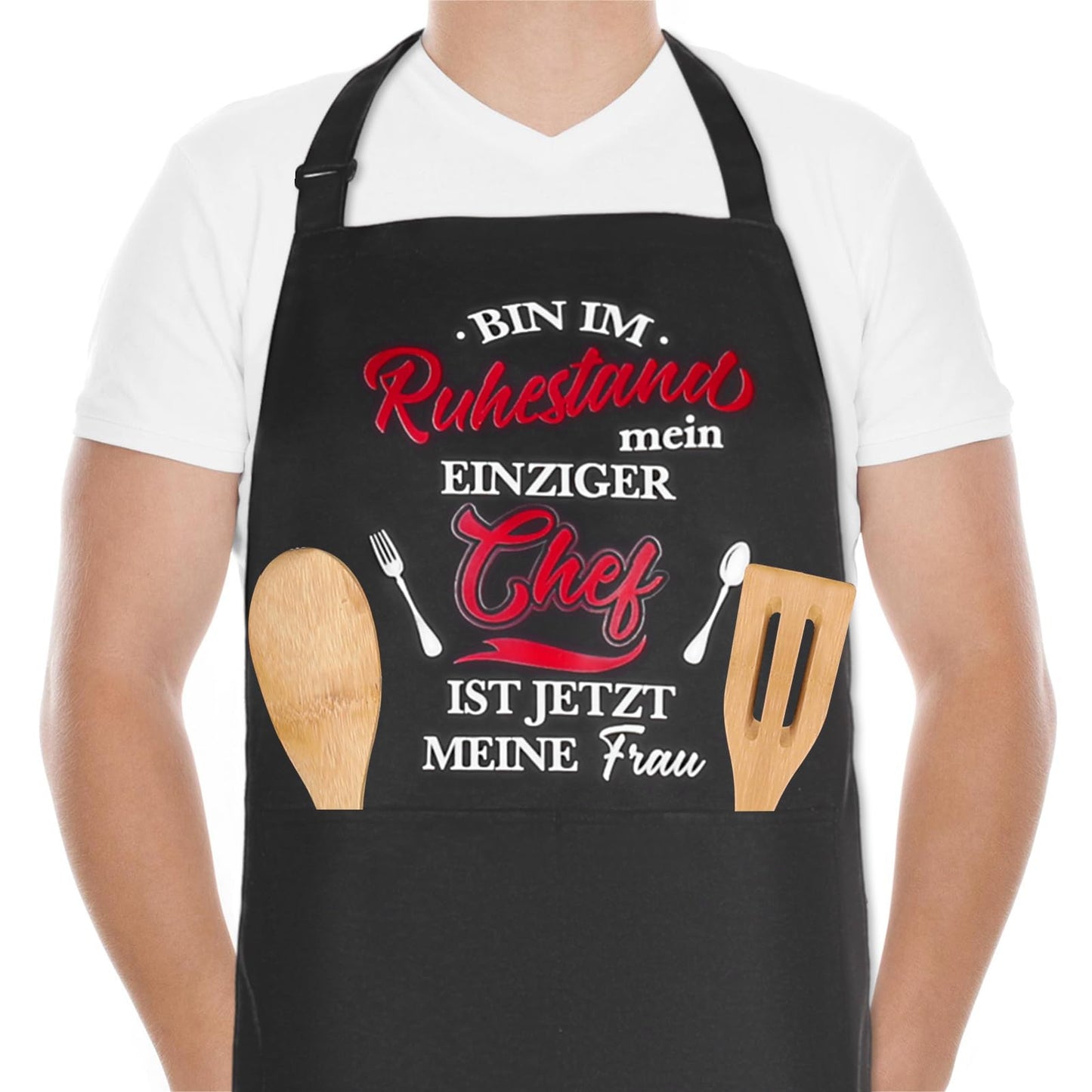 Lustige Kochschürze für Männer,Grillschürze Verstellbare Schürze