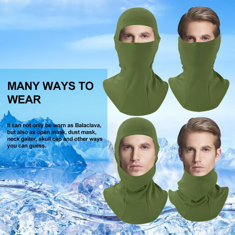 ROCKBROS Sturmhaube Balaclava Skimaske Winddicht Warm für Fahrrad Ski Motorrad Winter Unisex Einheitsgröße