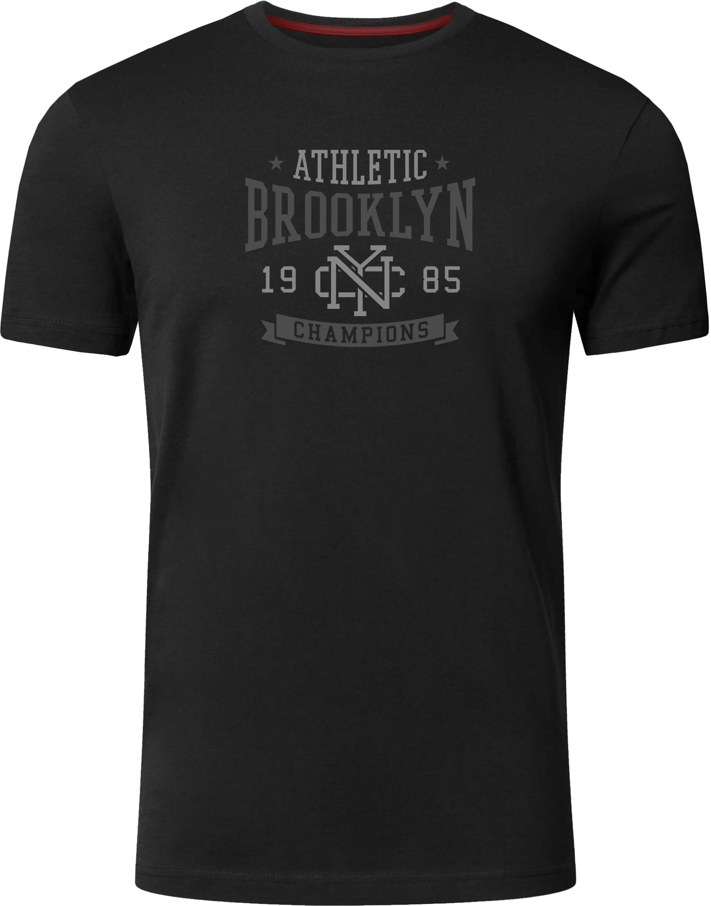 FULL TIME SPORTS Herren Baumwolle T-Shirt 4er Set Pack PRINT-001
