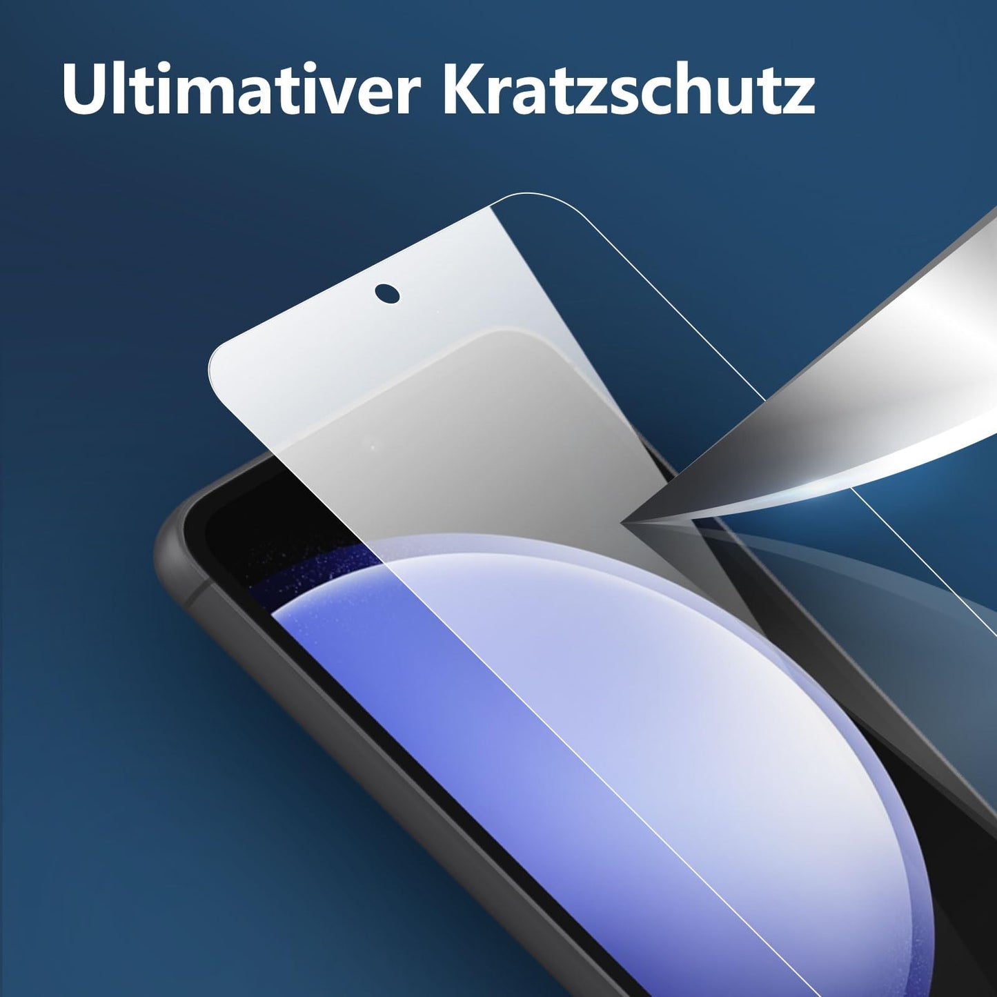 NEW'C Pack of 3 for Samsung Galaxy S25 Ultra Tempered Glass, Scratch Free, 9H Hardness, HD Screen Protector, Ultra Clear, Ultra Resistant