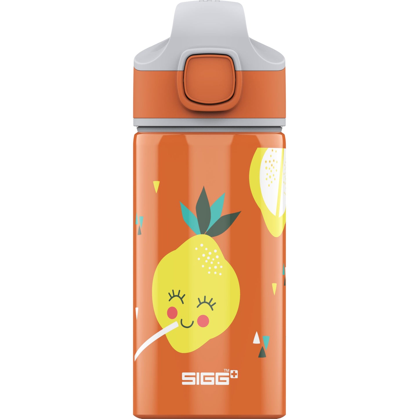 SIGG - Alu Trinkflasche Kinder - Miracle - Mit Trinkhalm - Auslaufsicher - Federleicht - BPA-frei - Klimaneutral Zertifiziert - Schule & Sport - 0,4L