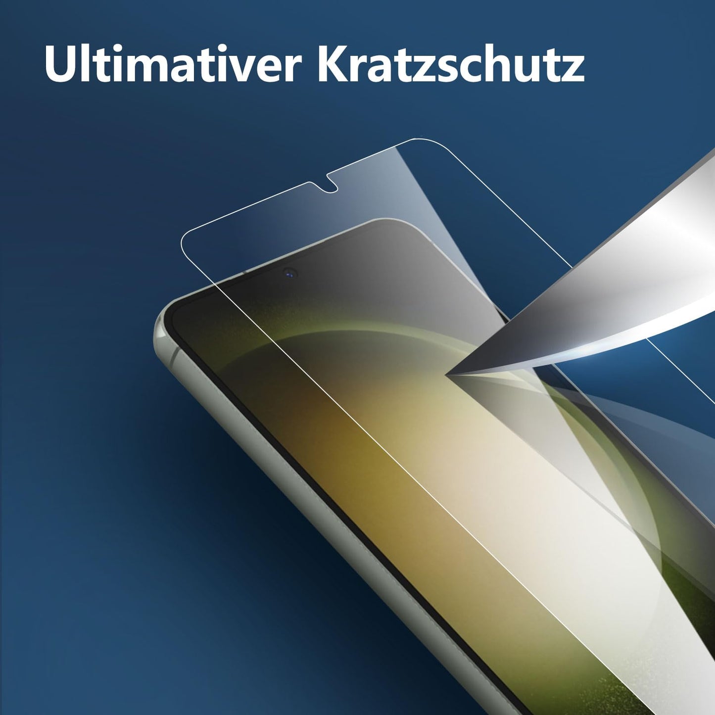 NEW'C Pack of 3 for Samsung Galaxy S25 Ultra Tempered Glass, Scratch Free, 9H Hardness, HD Screen Protector, Ultra Clear, Ultra Resistant