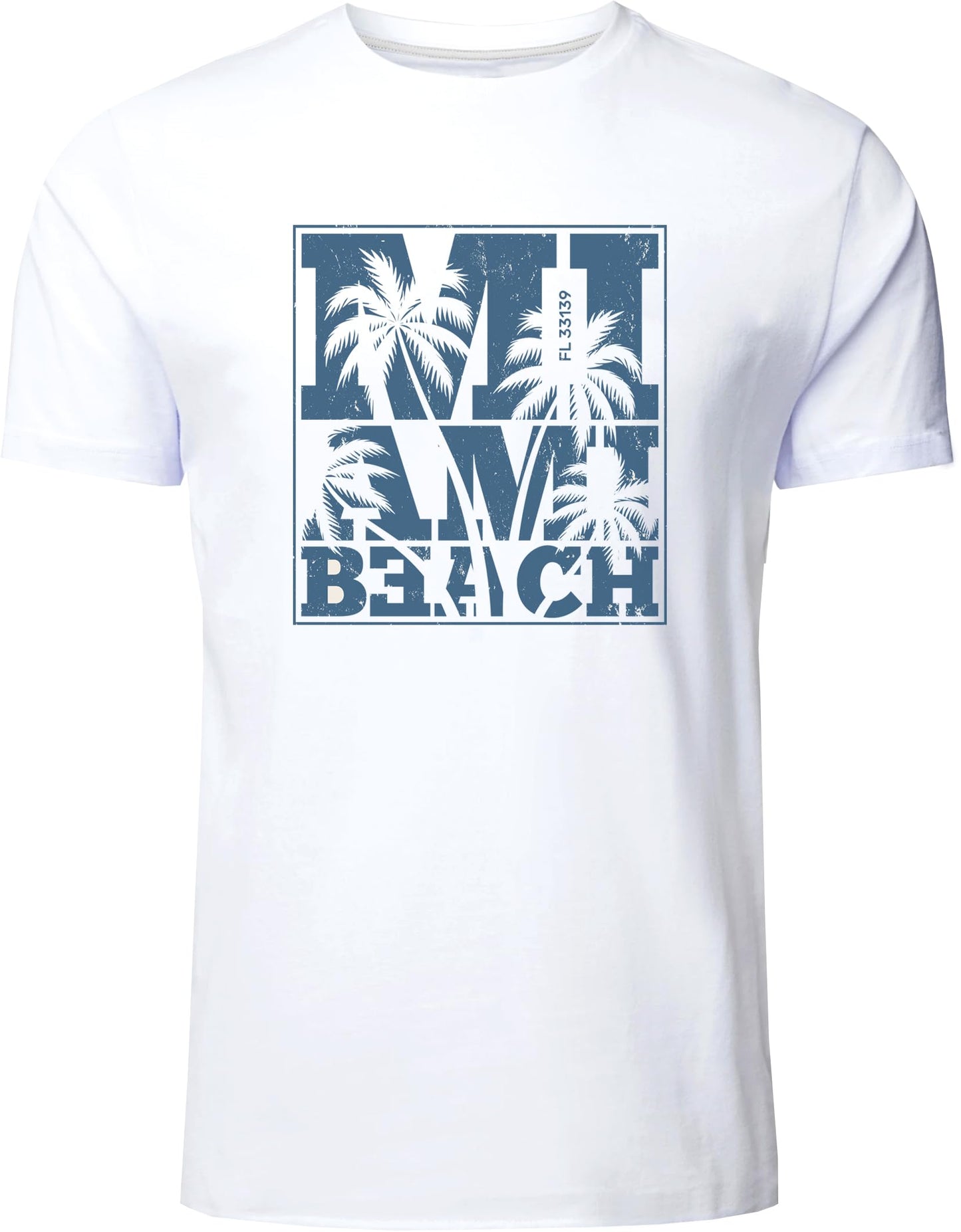 FULL TIME SPORTS Herren Baumwolle T-Shirt 4er Set Pack PRINT-001
