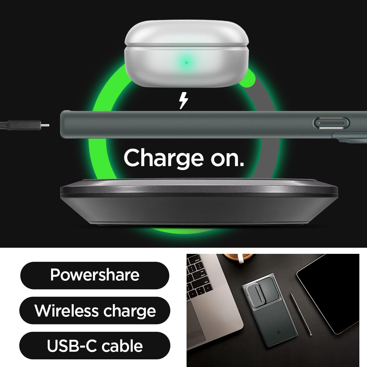 Spigen Optik Armor Case Compatible with Samsung Galaxy S25 Ultra - Black