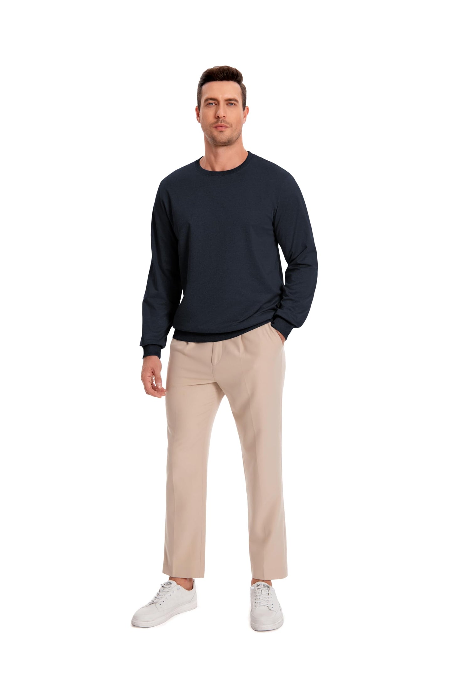 SwissWell Herren Sweatshirts Set Causal Pullover Regular Fit Langarm Shirts