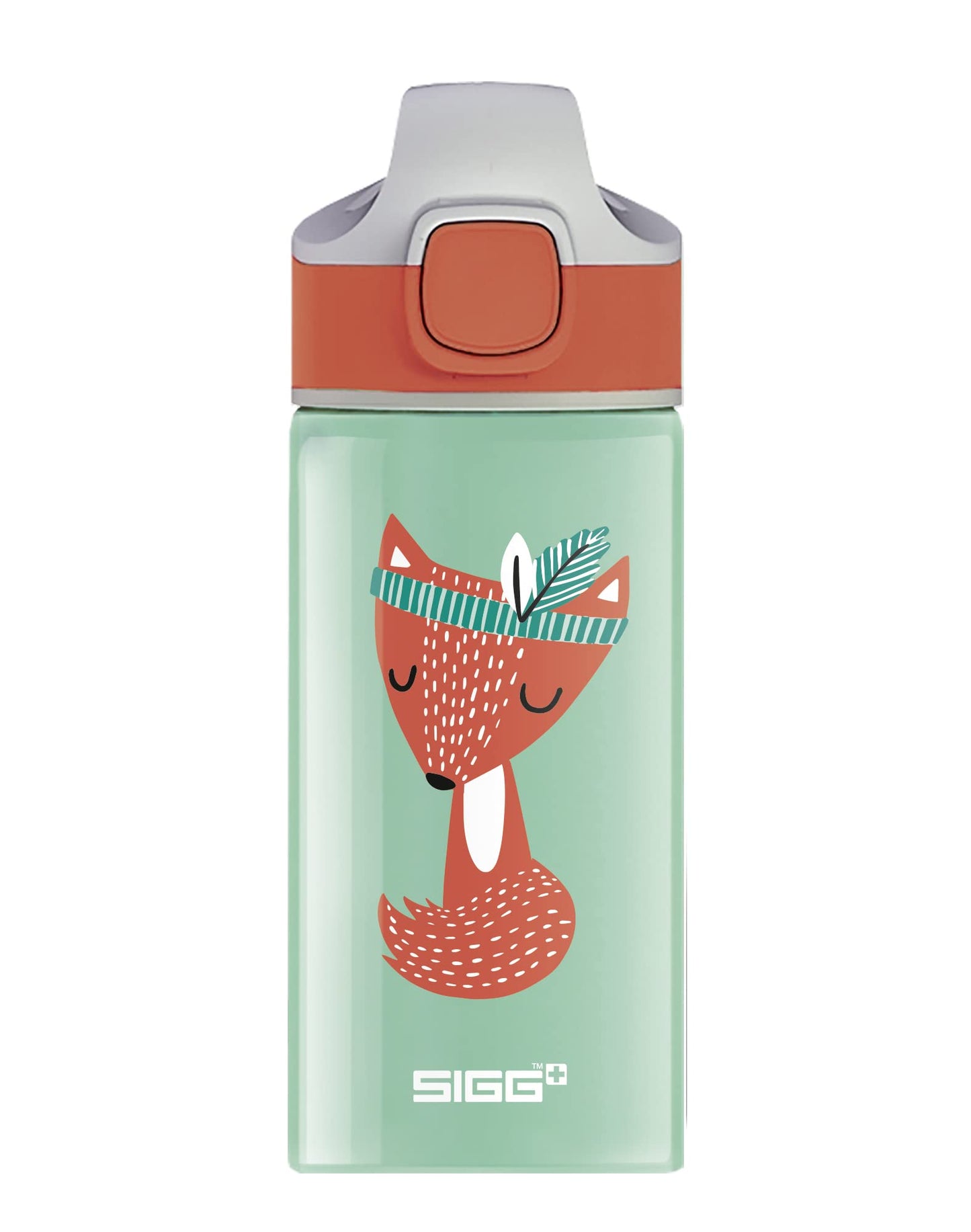SIGG - Alu Trinkflasche Kinder - Miracle - Mit Trinkhalm - Auslaufsicher - Federleicht - BPA-frei - Klimaneutral Zertifiziert - Schule & Sport - 0,4L