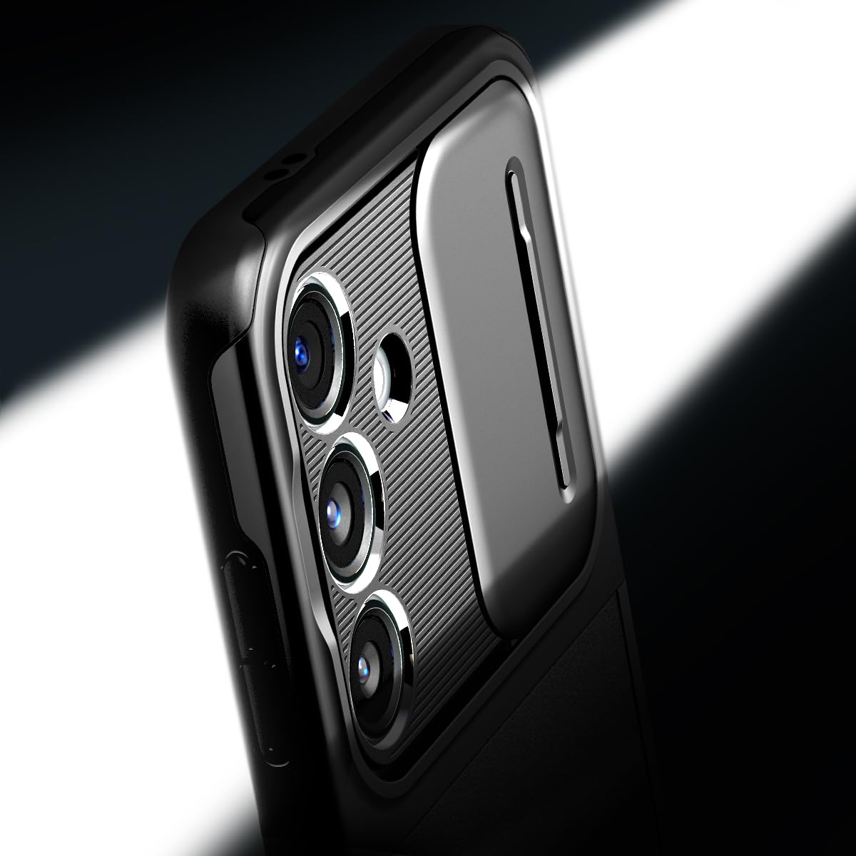 Spigen Optik Armor Case Compatible with Samsung Galaxy S25 Ultra - Black