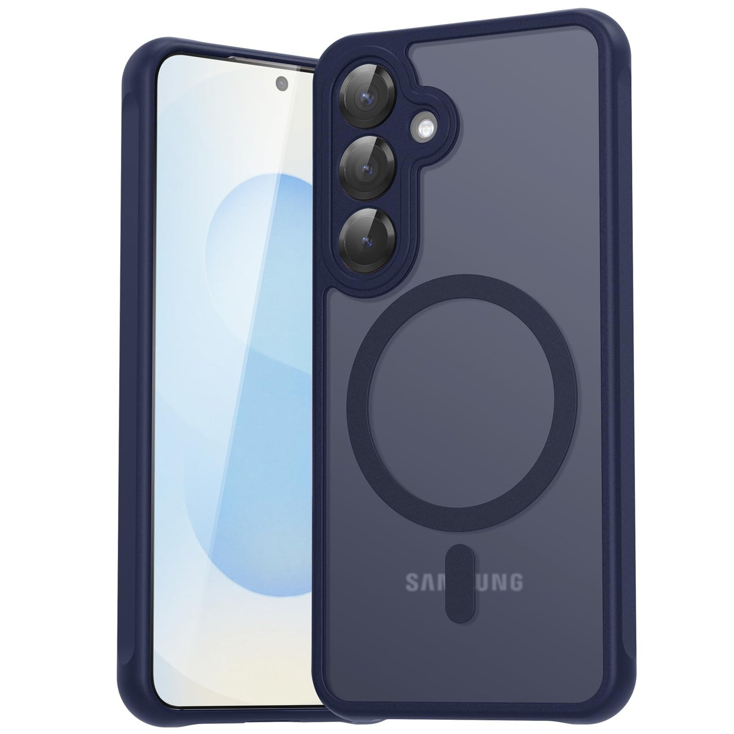 für Samsung Galaxy S25 Ultra Hülle für Magsafe, Magnetisch Handyhülle für S25 Ultra Hülle, Kameraschutz Stoßfeste Kratzfeste Durchscheinende Schutzhülle für Samsung S25 Ultra Case, Schwarz