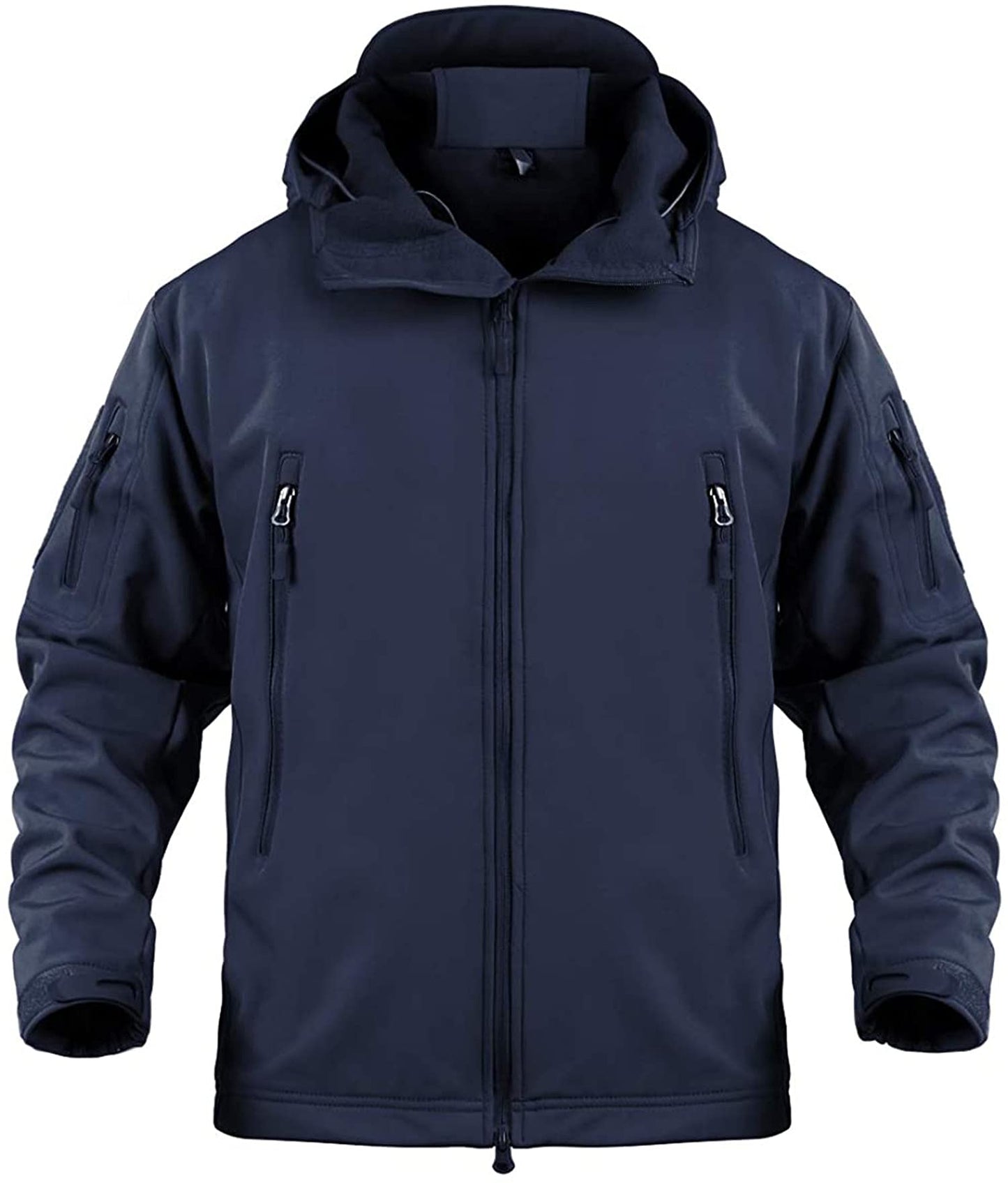 Memoryee Men's Waterproof Softshell Jackets, Warm Military Outdoor Tactical Hoodies, Camouflage Coat