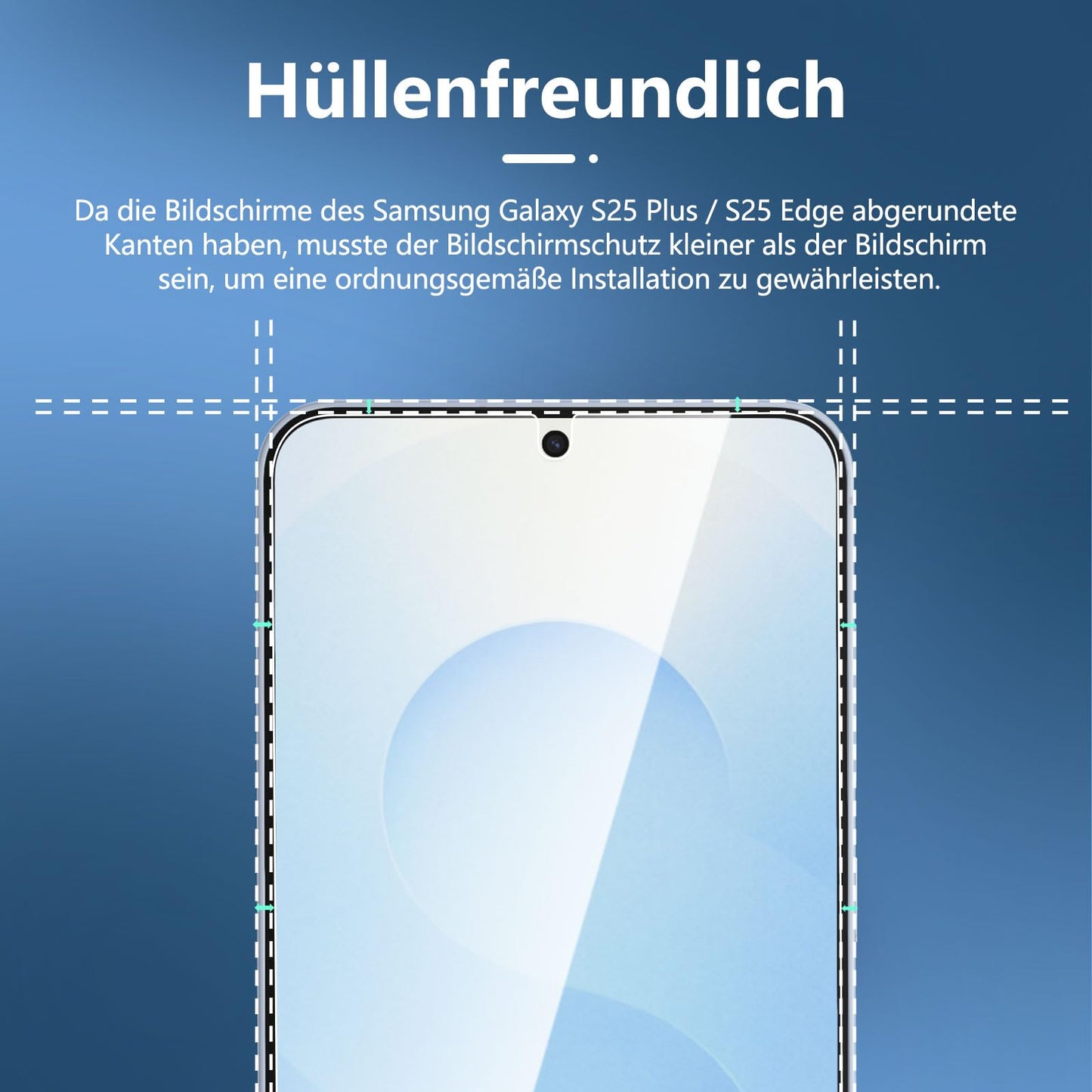 NEW'C Pack of 3 for Samsung Galaxy S25 Ultra Tempered Glass, Scratch Free, 9H Hardness, HD Screen Protector, Ultra Clear, Ultra Resistant