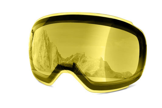 COOLOO Ski Goggles Men Women Teenagers Magnetic OTG Frameless Anti-Fog Protection with 100% UV Protection
