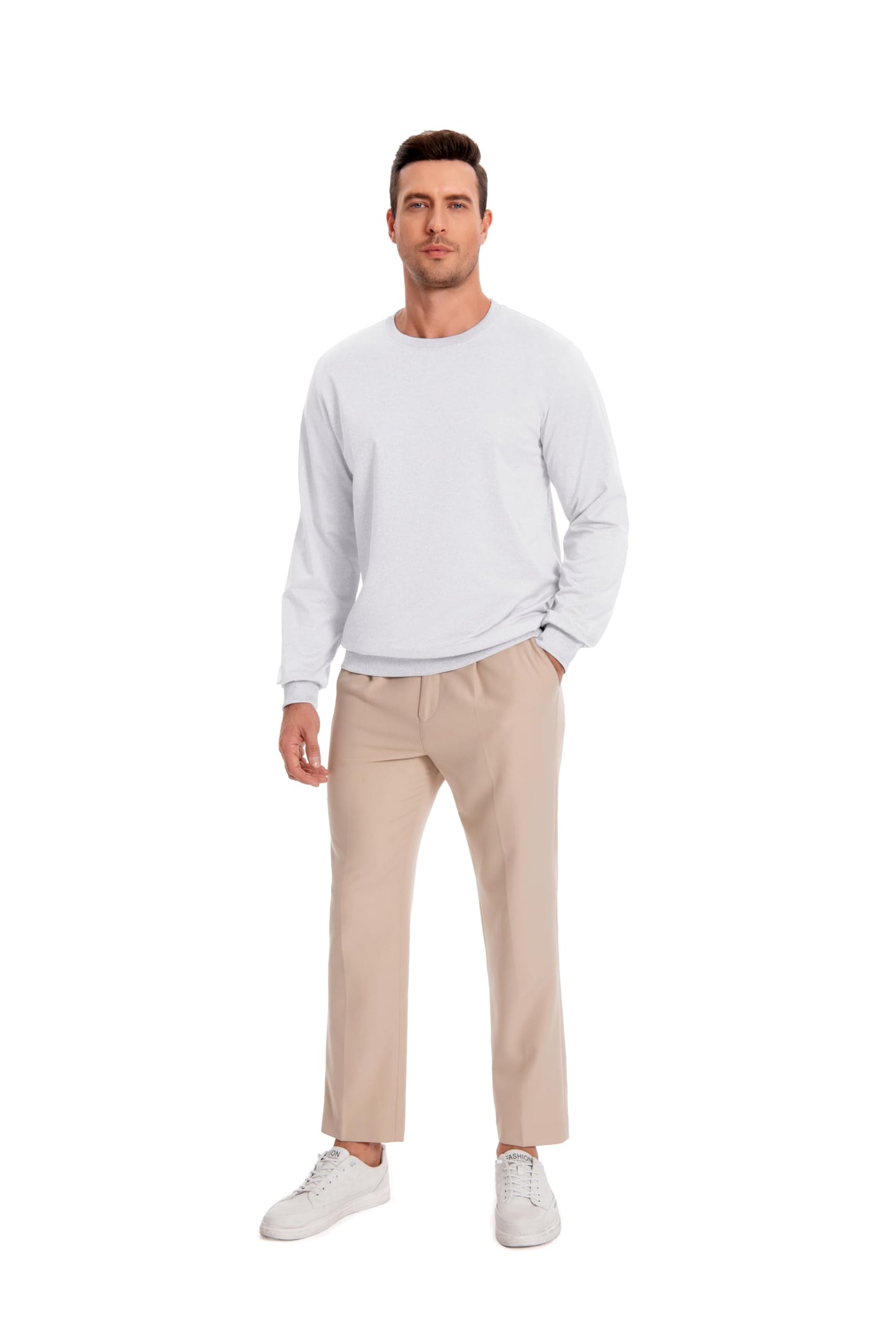 SwissWell Herren Sweatshirts Set Causal Pullover Regular Fit Langarm Shirts