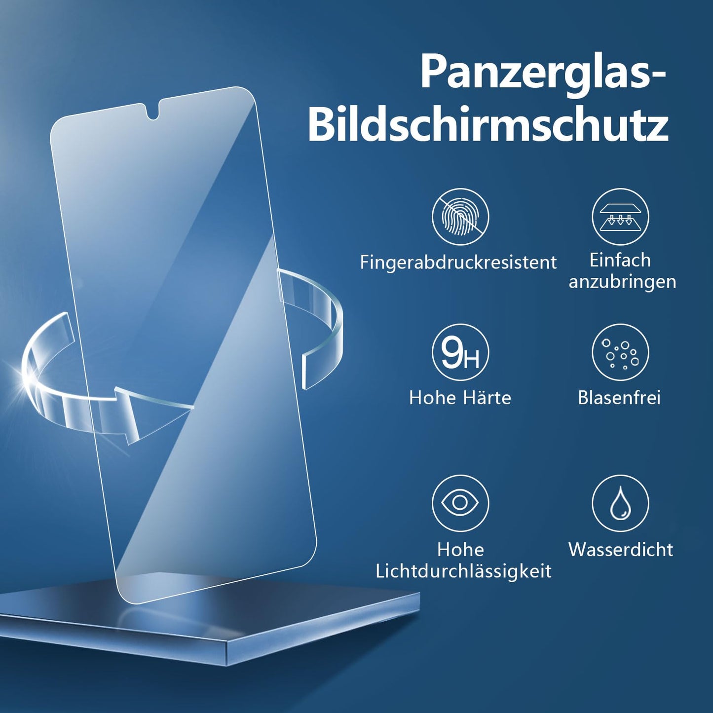 NEW'C Pack of 3 for Samsung Galaxy S25 Ultra Tempered Glass, Scratch Free, 9H Hardness, HD Screen Protector, Ultra Clear, Ultra Resistant