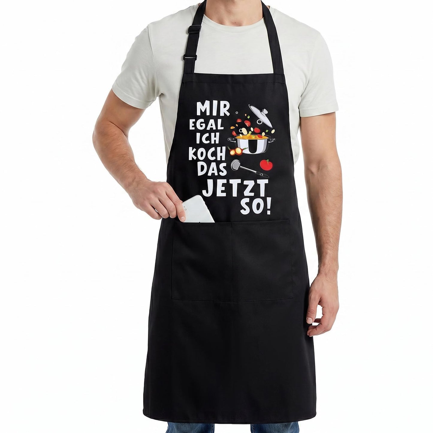 Lustige Kochschürze für Männer,Grillschürze Verstellbare Schürze