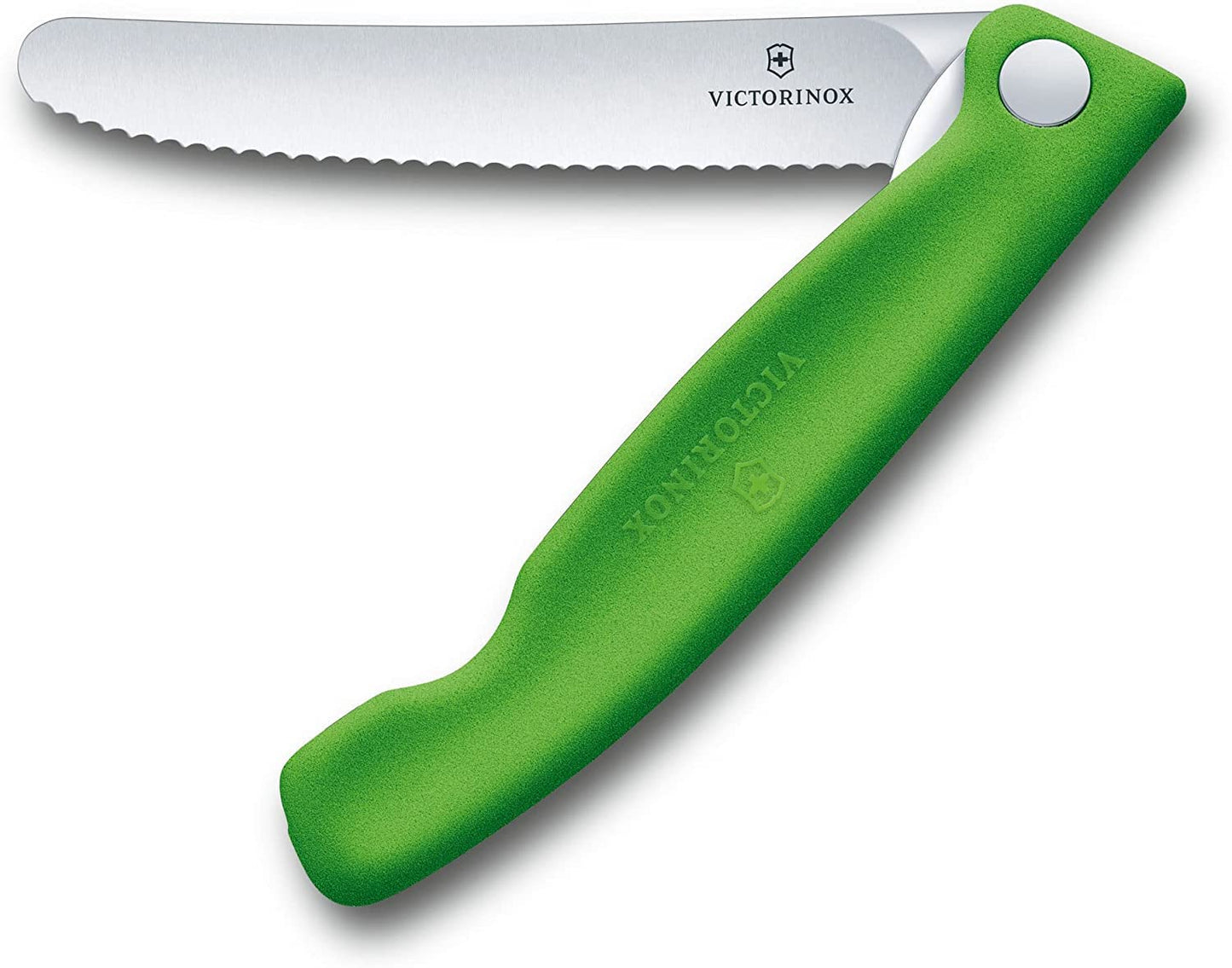 Victorinox Swiss Classic Profi Tomaten- und Tafelmesser, Extra Scharfe Klinge, Wellenschliff, 11 cm, Rostfreier Stahl, gelb