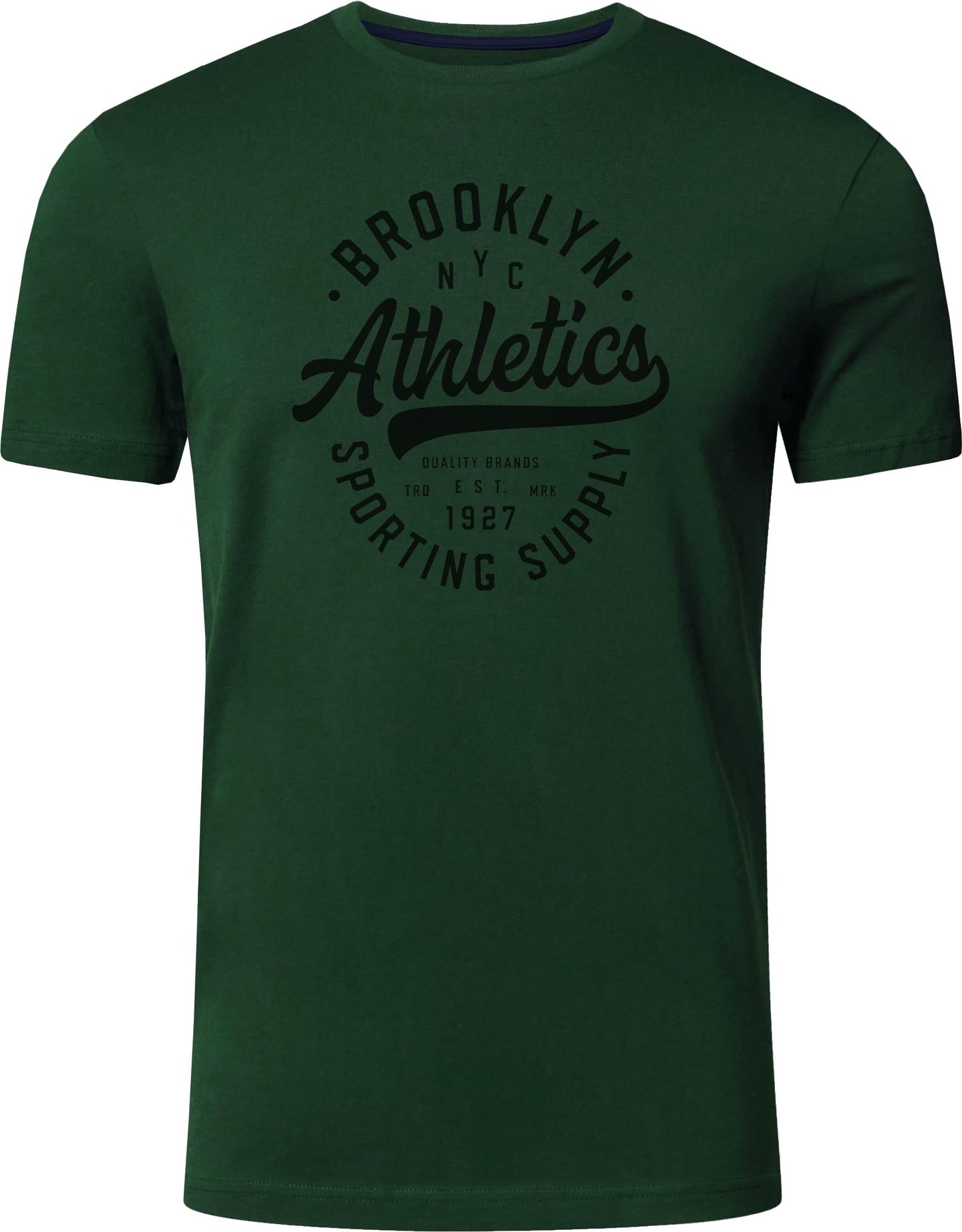 FULL TIME SPORTS Herren Baumwolle T-Shirt 4er Set Pack PRINT-001