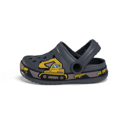 DRECAGE Unisex Kinder Clogs Pantoffeln Dinosaurier Gr.24-33 EU, Eva Gartenclogs Gummi Badeschuhe Hausschuhe für Jungen Mädchen